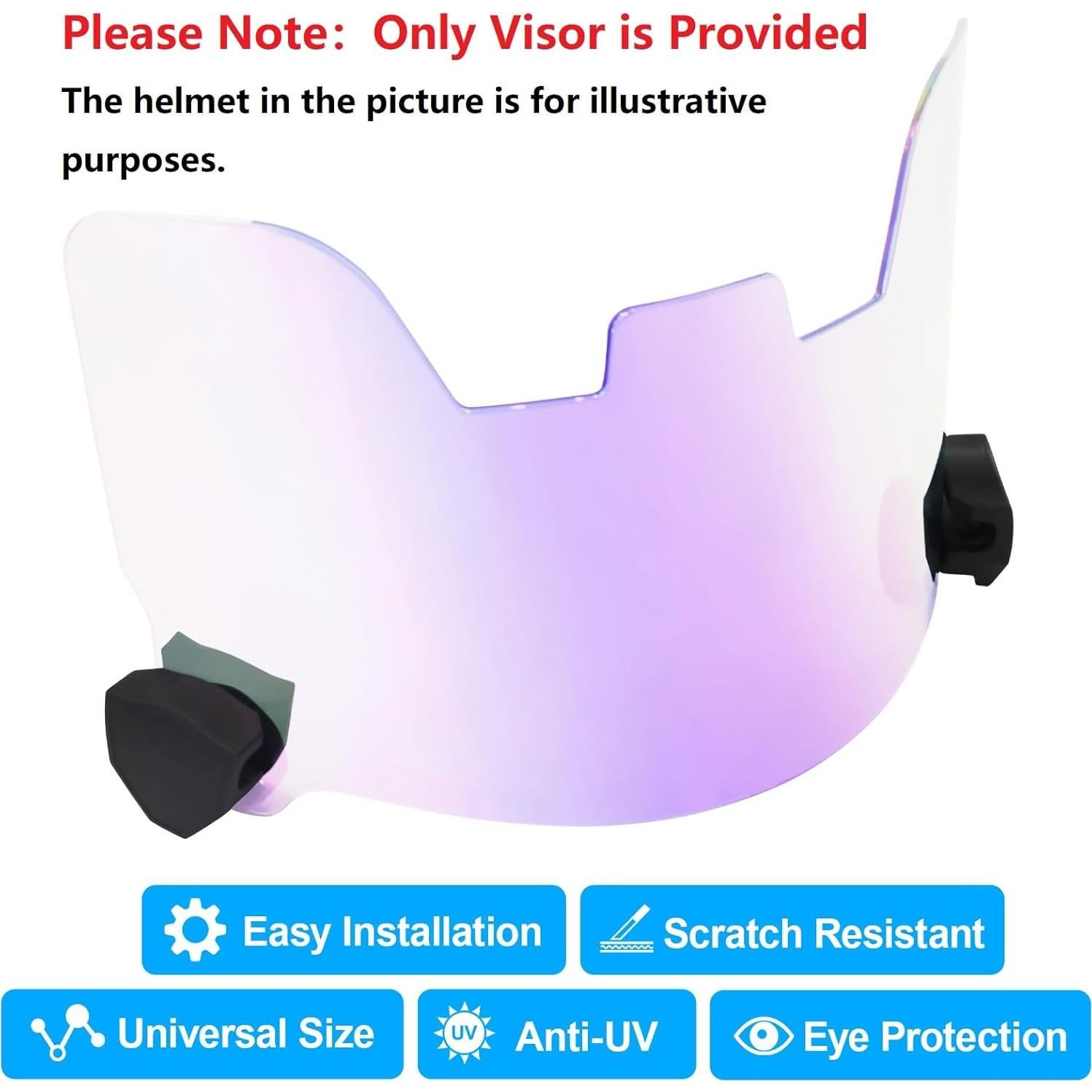 Visera de Fútbol Clara ZAKVOP para Adultos y Jóvenes - Protección Ocular