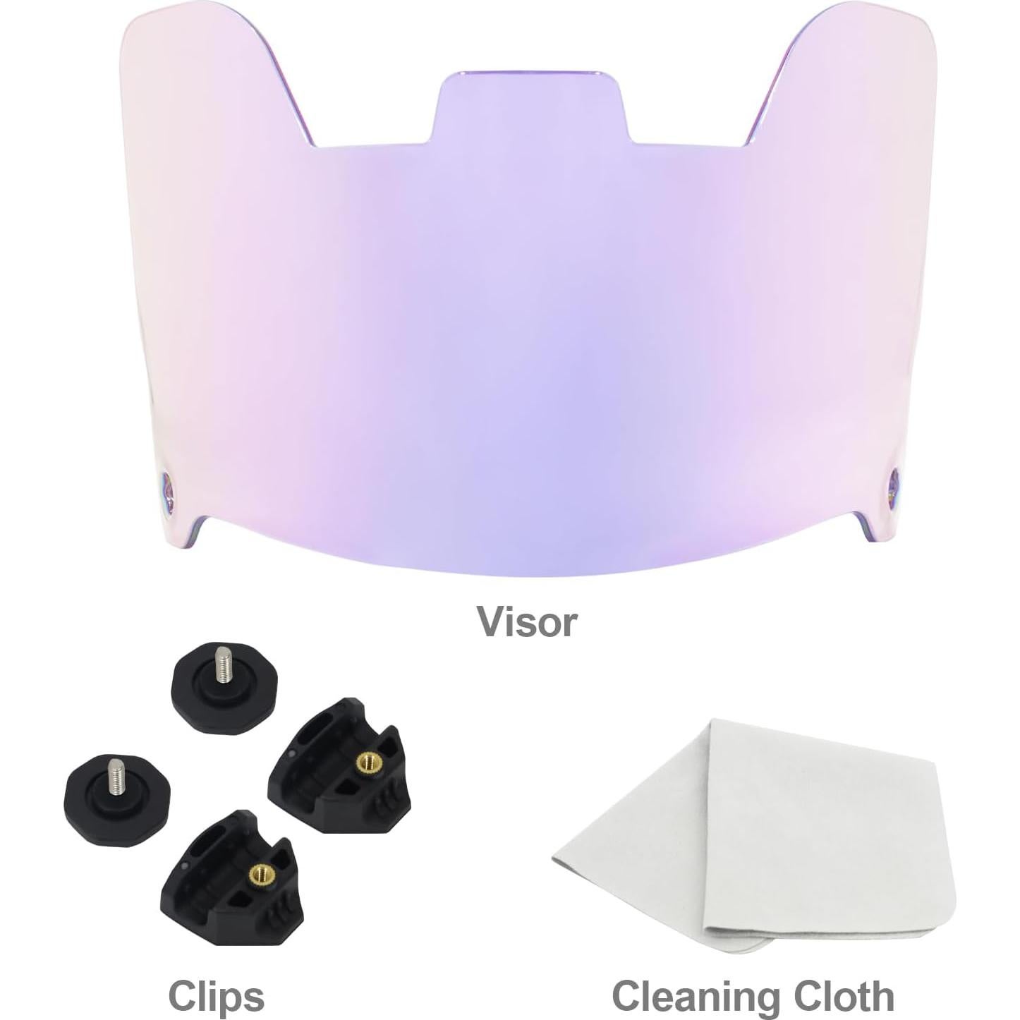 Visera de Fútbol Clara ZAKVOP para Adultos y Jóvenes - Protección Ocular