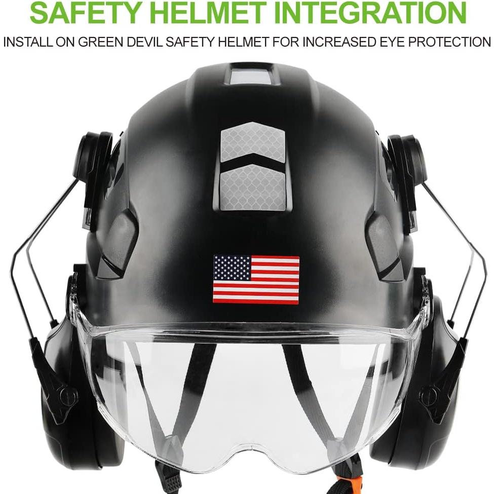 Casco de Seguridad GREEN DEVIL Ajustable Ventilado ABS 6 Puntos