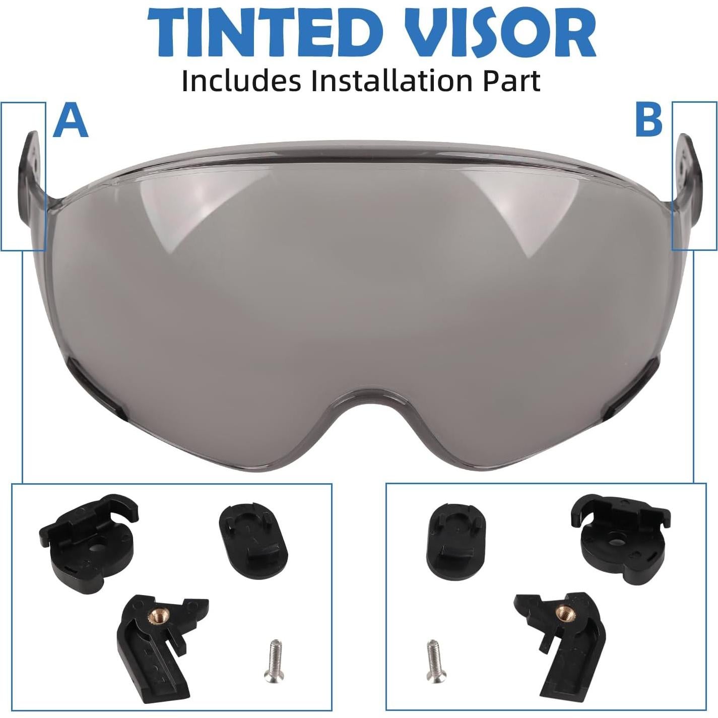 Casco de Seguridad UM ULTRAMAXX PJ-SVisor con Visera Tintada