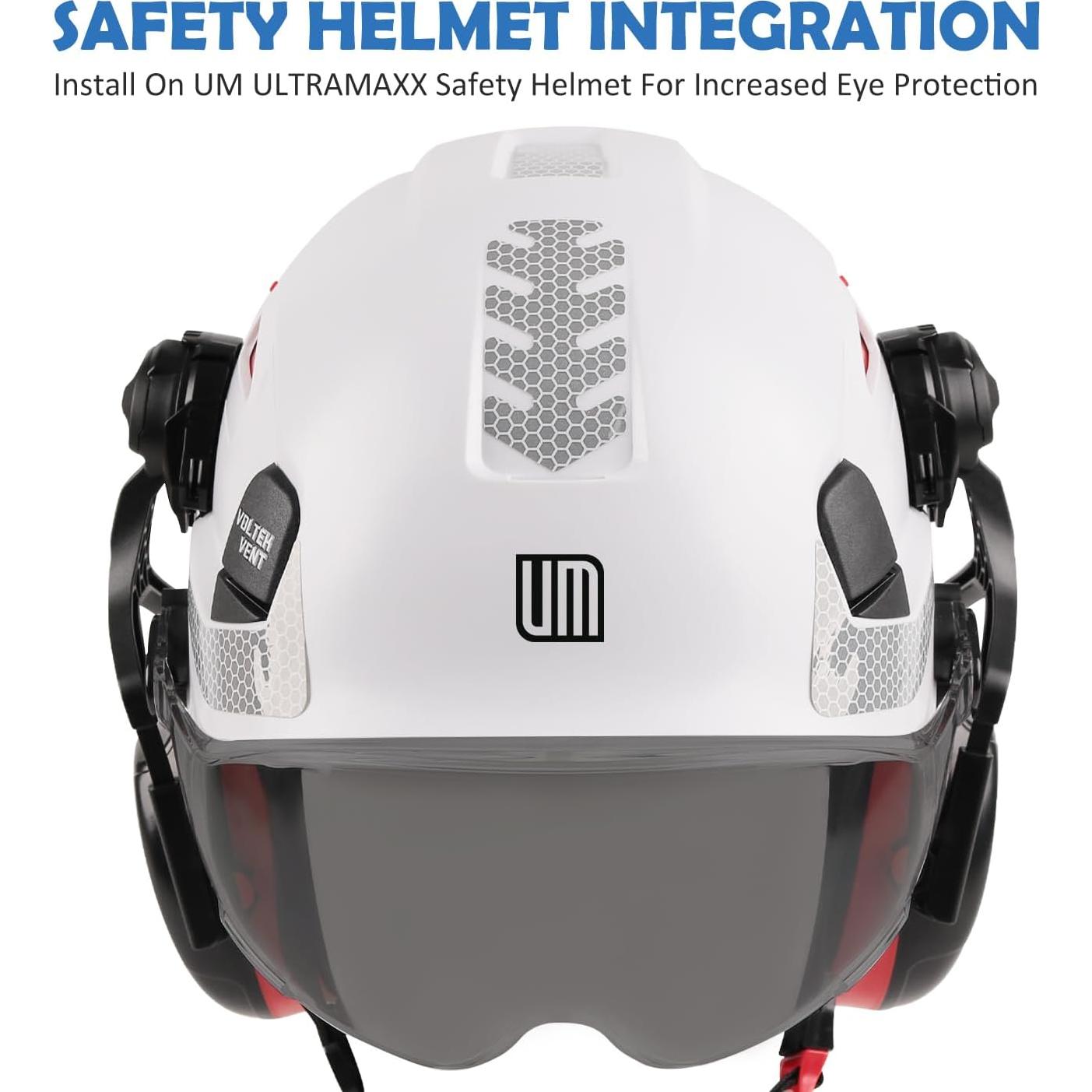 Casco de Seguridad UM ULTRAMAXX PJ-SVisor con Visera Tintada