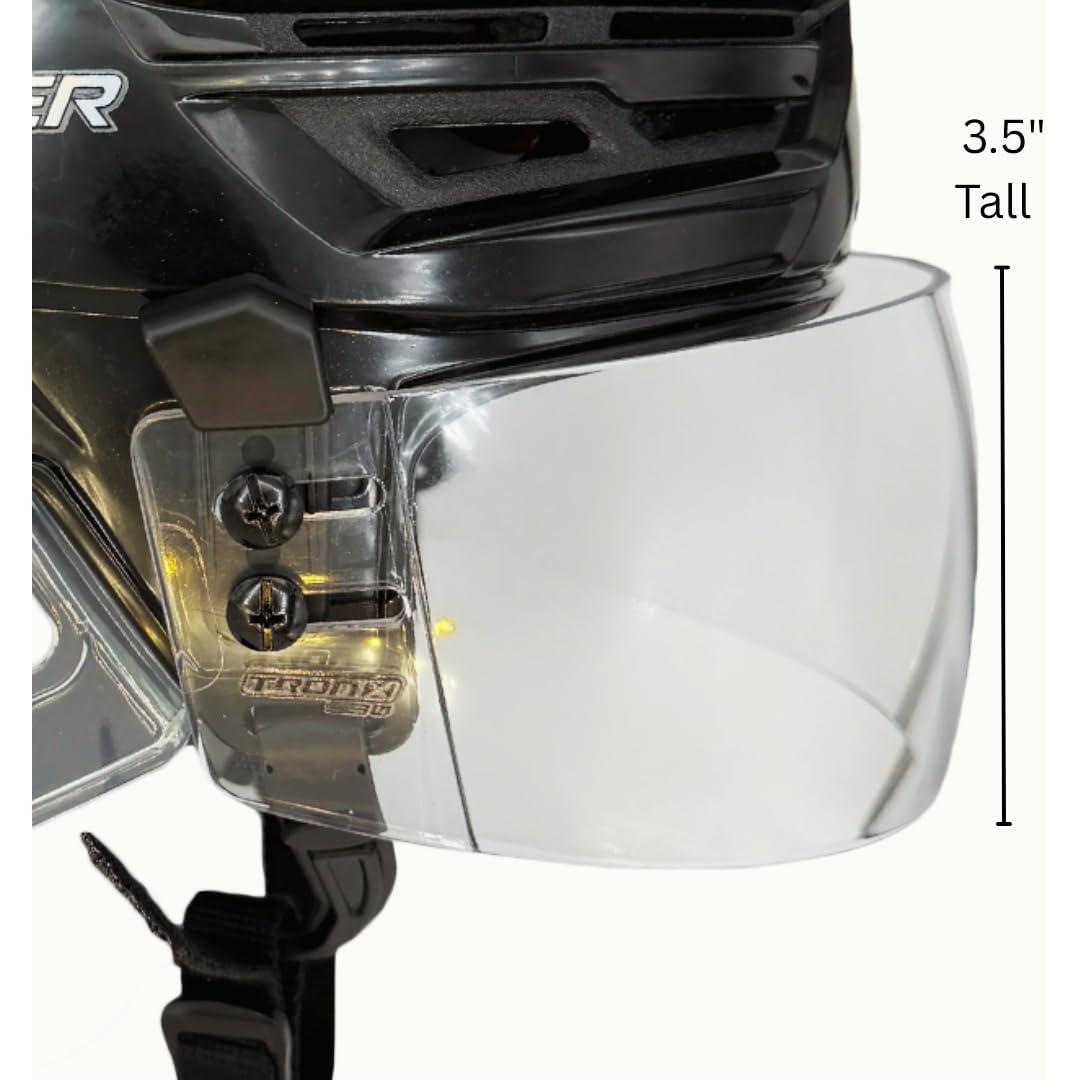 Casco de Hockey TronX S30 Mediano Visera Clara Anti-Rasguños