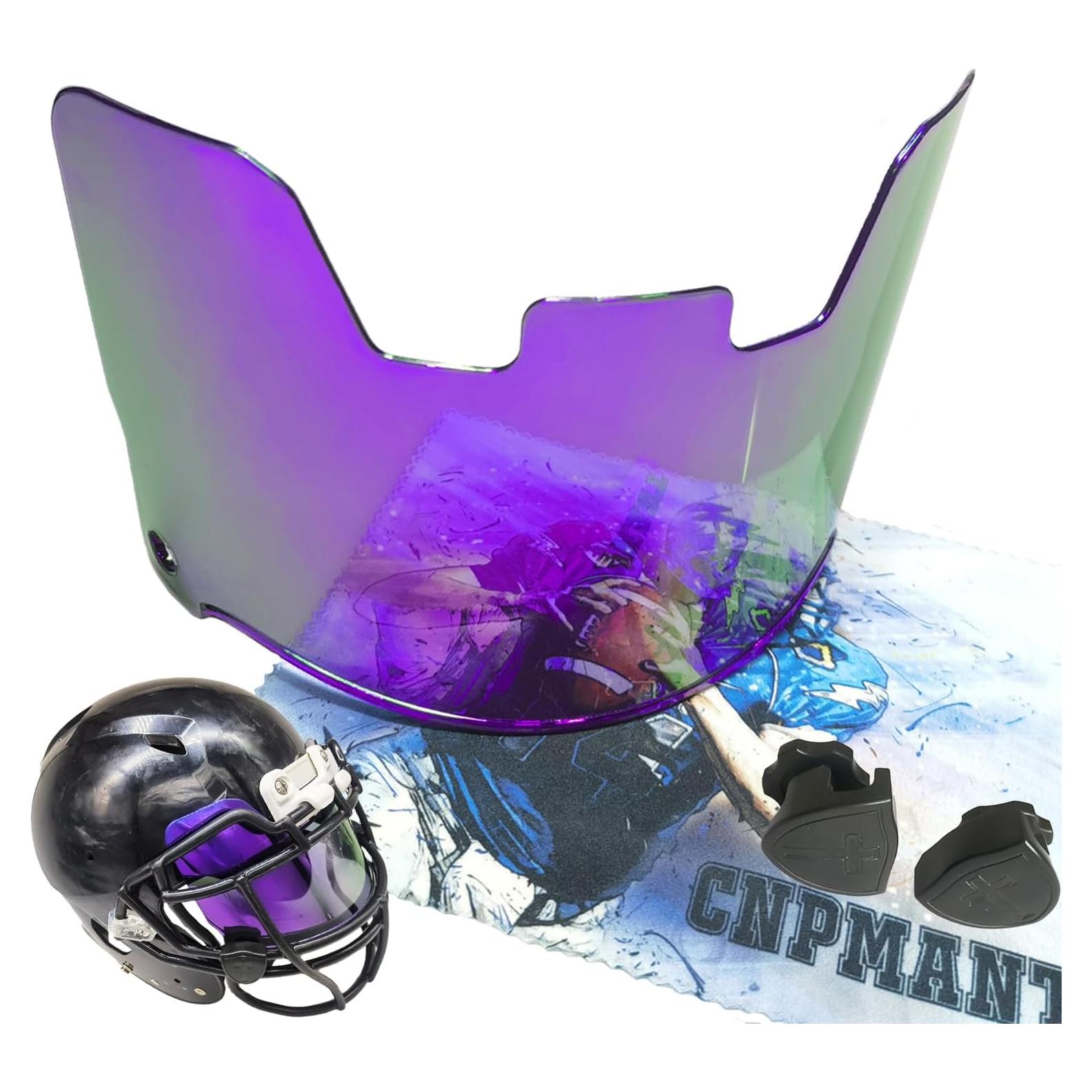 Visera No Fog CNPMANT TKJP para Casco de Fútbol Adulto Juvenil