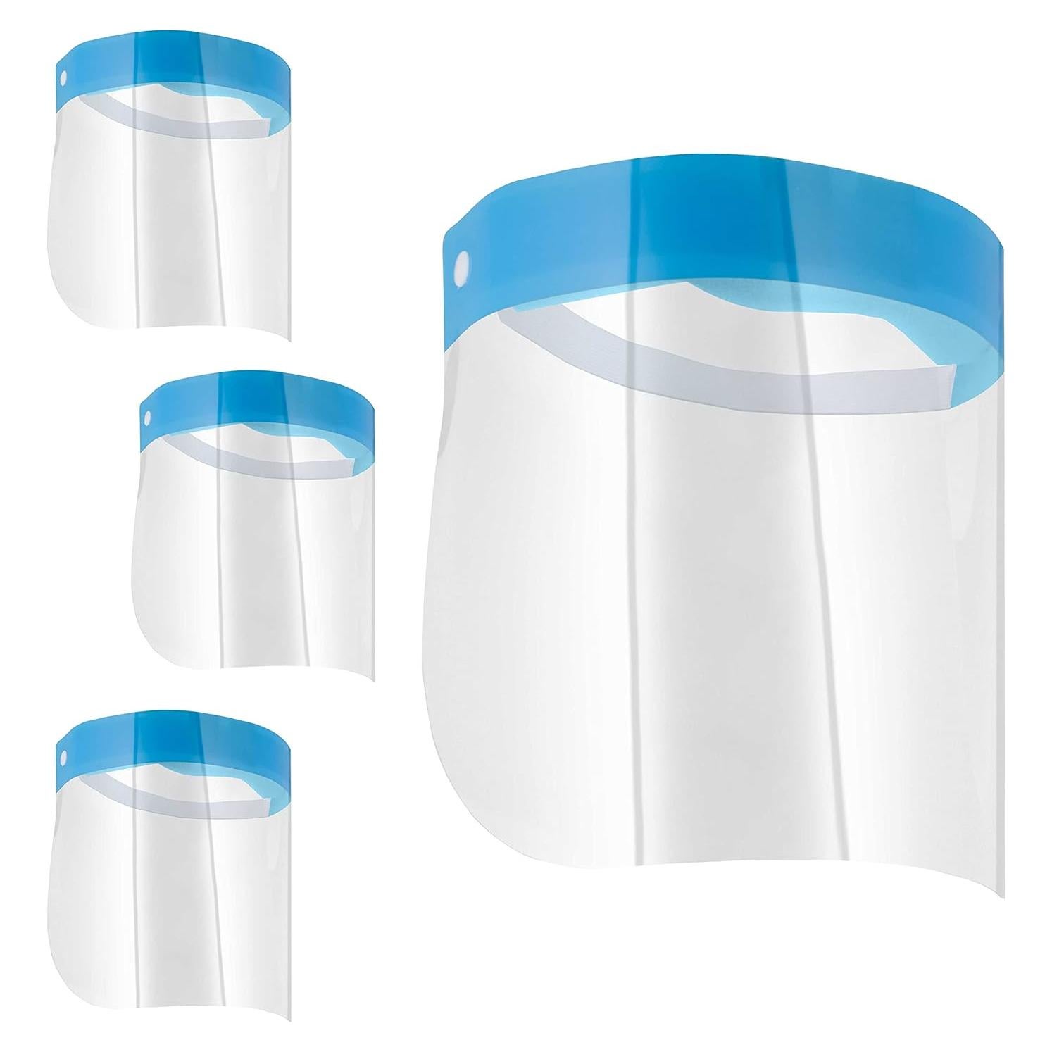 Escudos Faciales de Seguridad Salon World - Paquete de 4 Antivaho