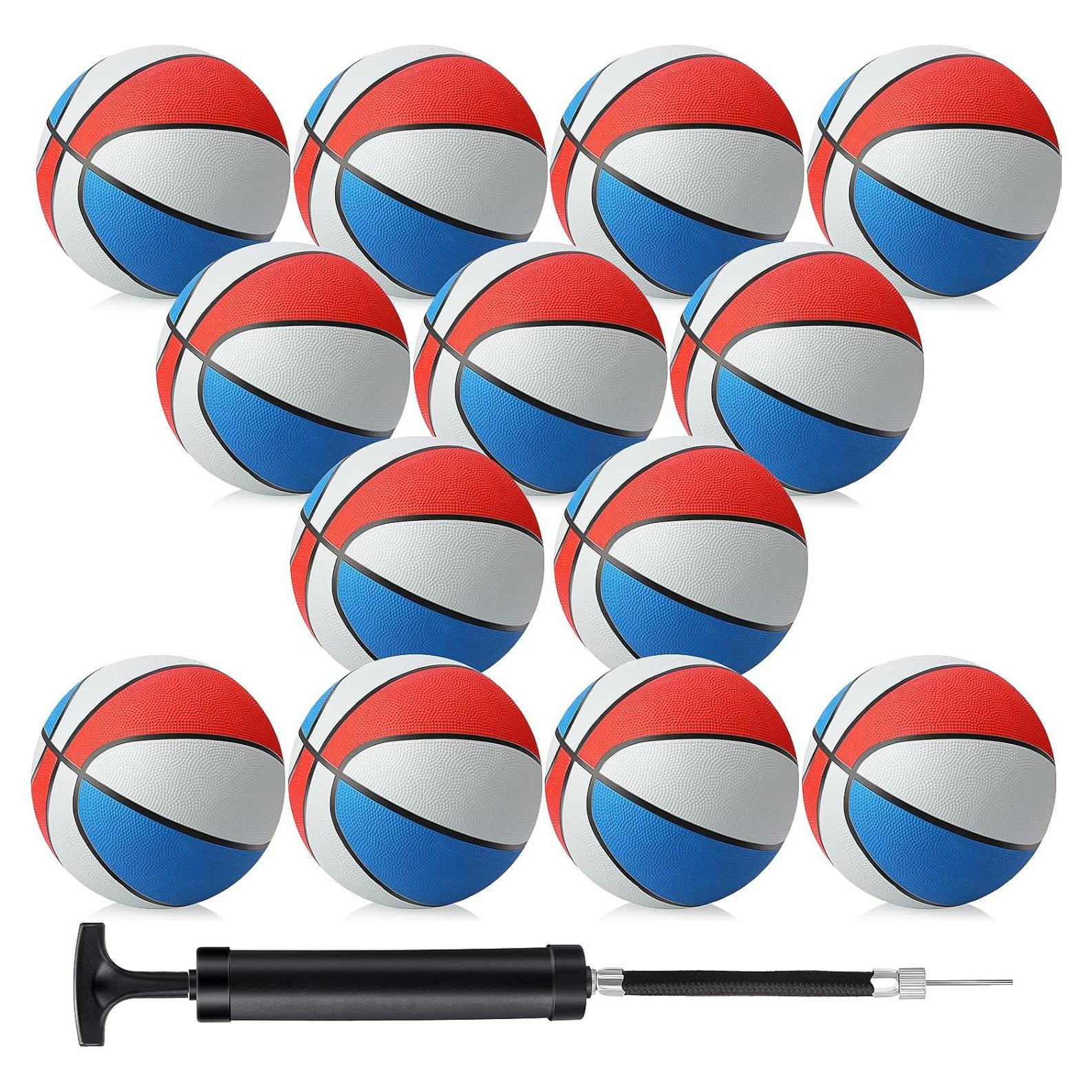 Jerify 12 Balones de Baloncesto Tamaño 7 con Bomba