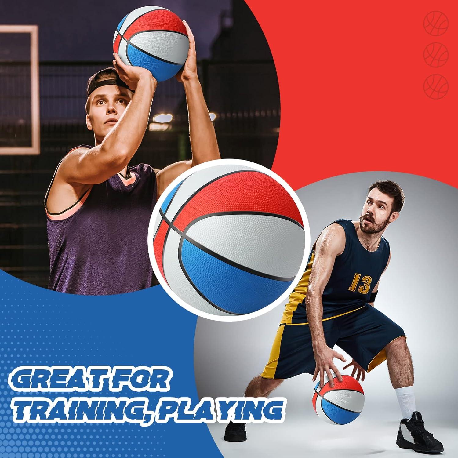 Jerify 12 Balones de Baloncesto Tamaño 7 con Bomba