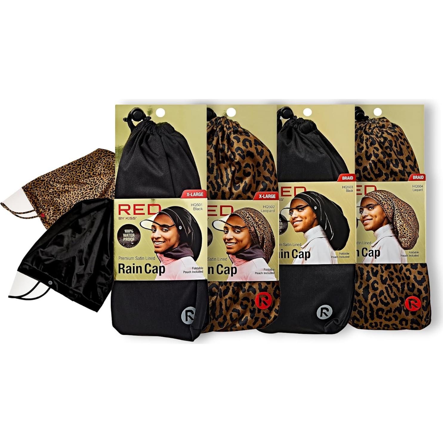 Gorro de Lluvia Red by Kiss Unisex Ajustable Impermeable