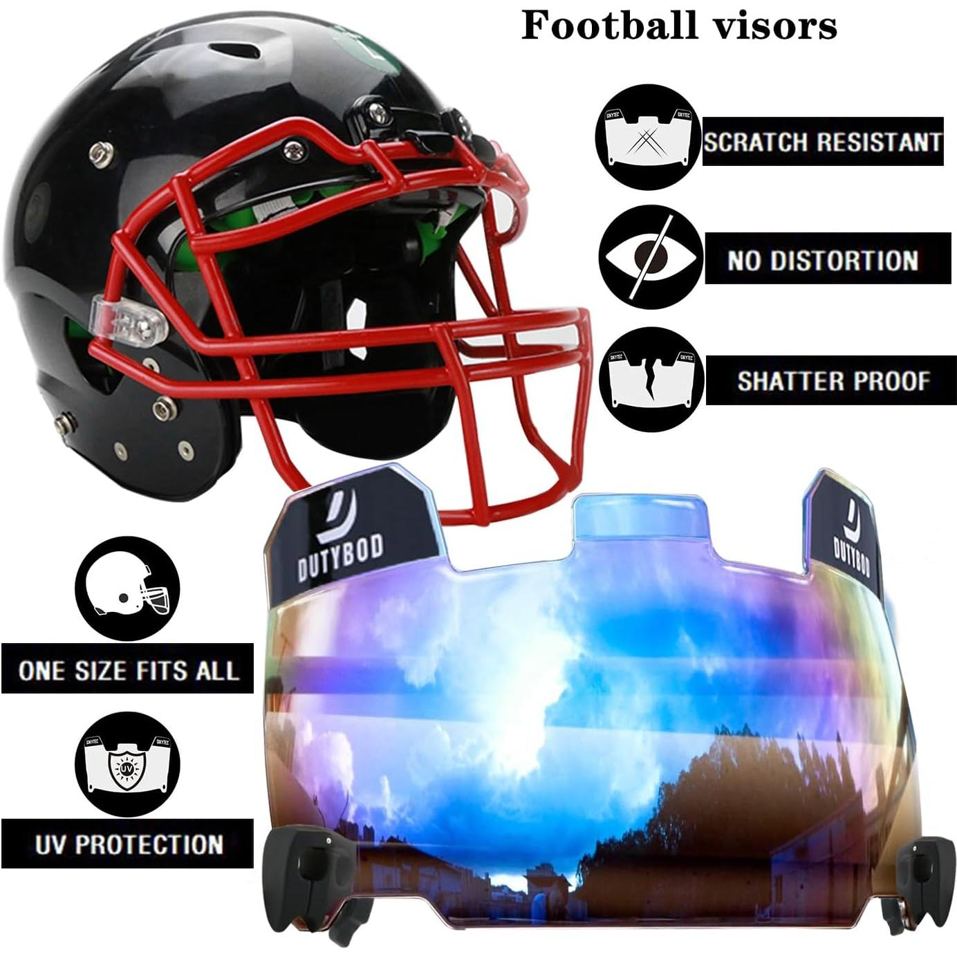 Visera de Fútbol DUTYBOD DU074 Clara para Casco Universal