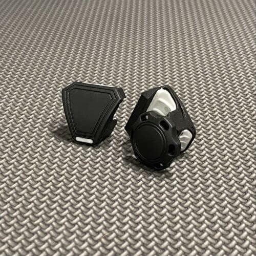 Visera de Casco de Fútbol Precisión Policarbonato Negro