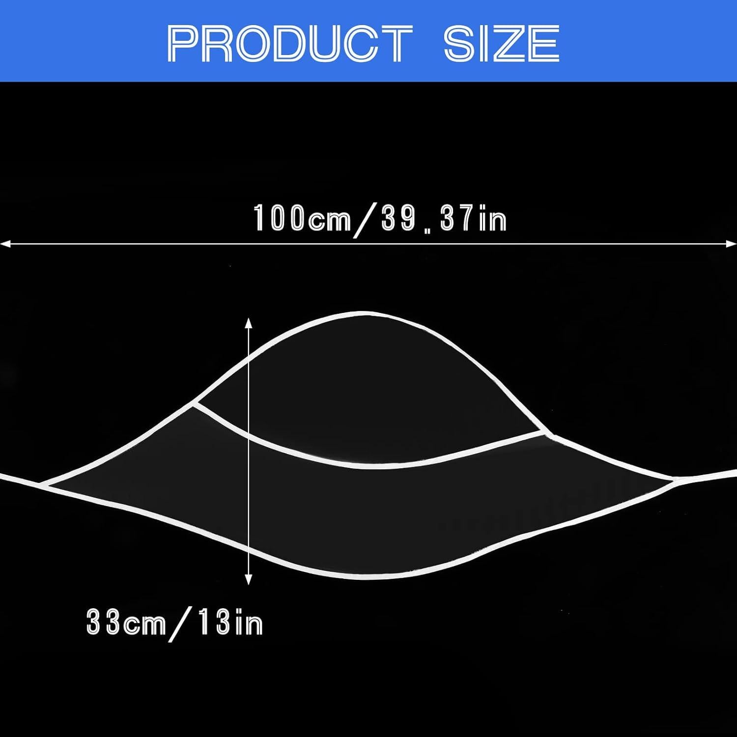 6 Gorras de Lluvia Transparentes Impermeables para Mujer