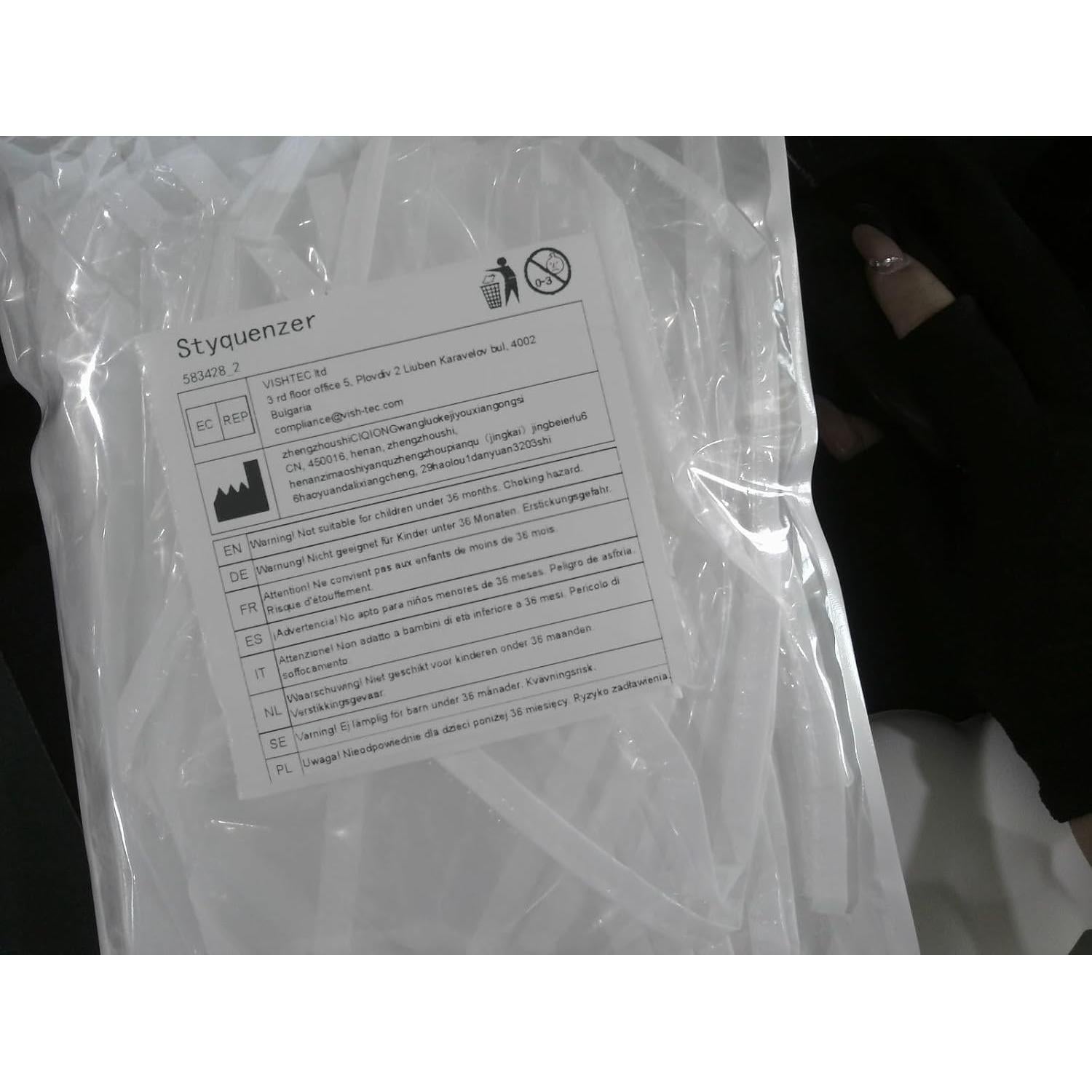 6 Gorras de Lluvia Transparentes Impermeables para Mujer