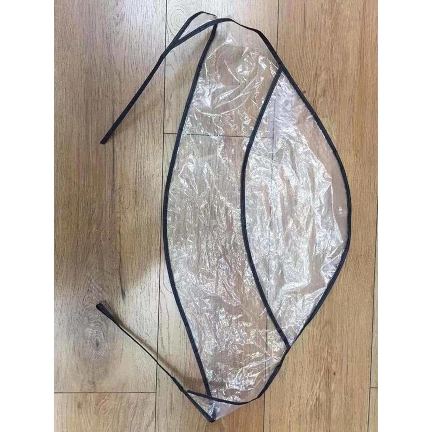 Gorro de Lluvia Impermeable Hufopik con Visera Transparente