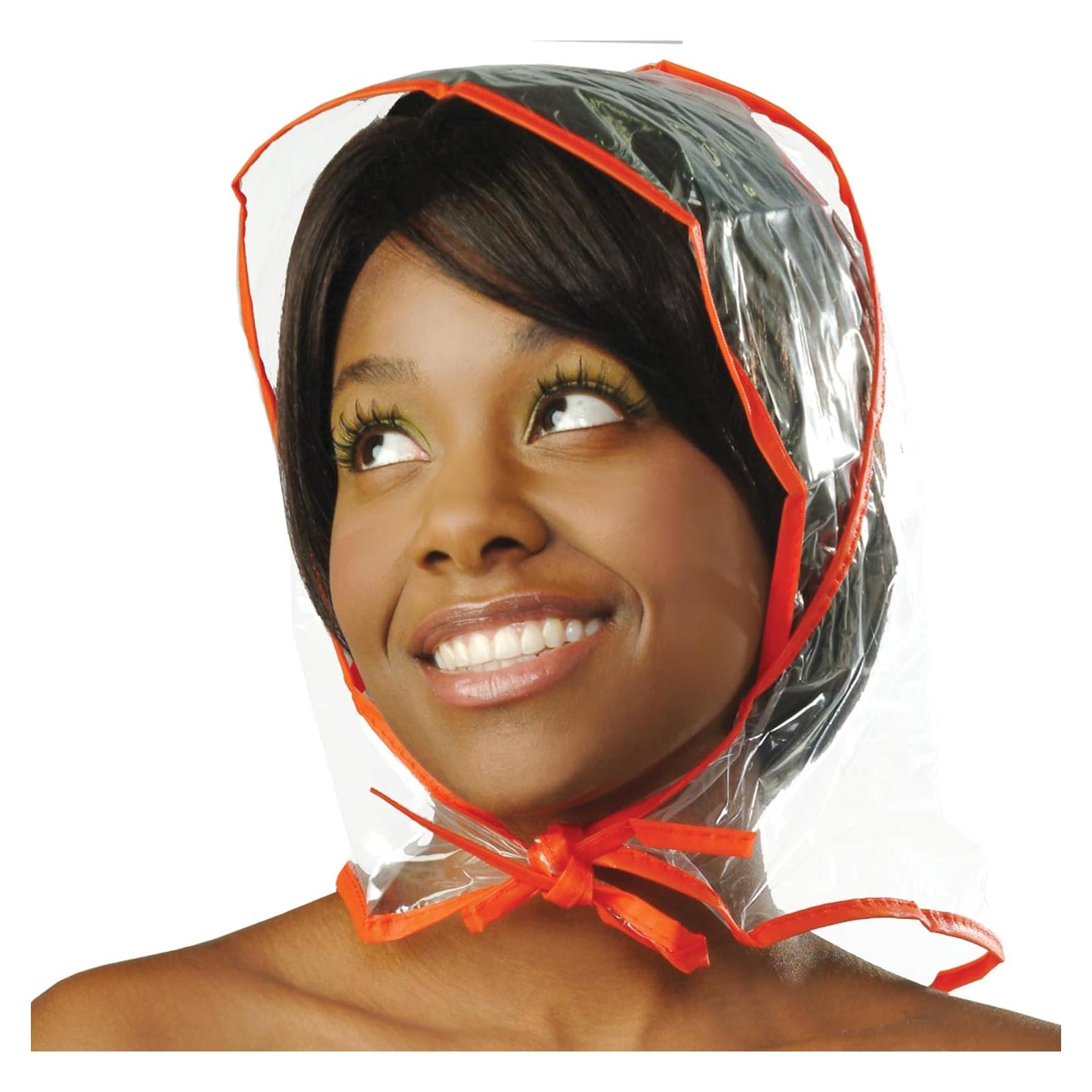 Bonete de Lluvia Donna para Mujeres con Visera Transparente