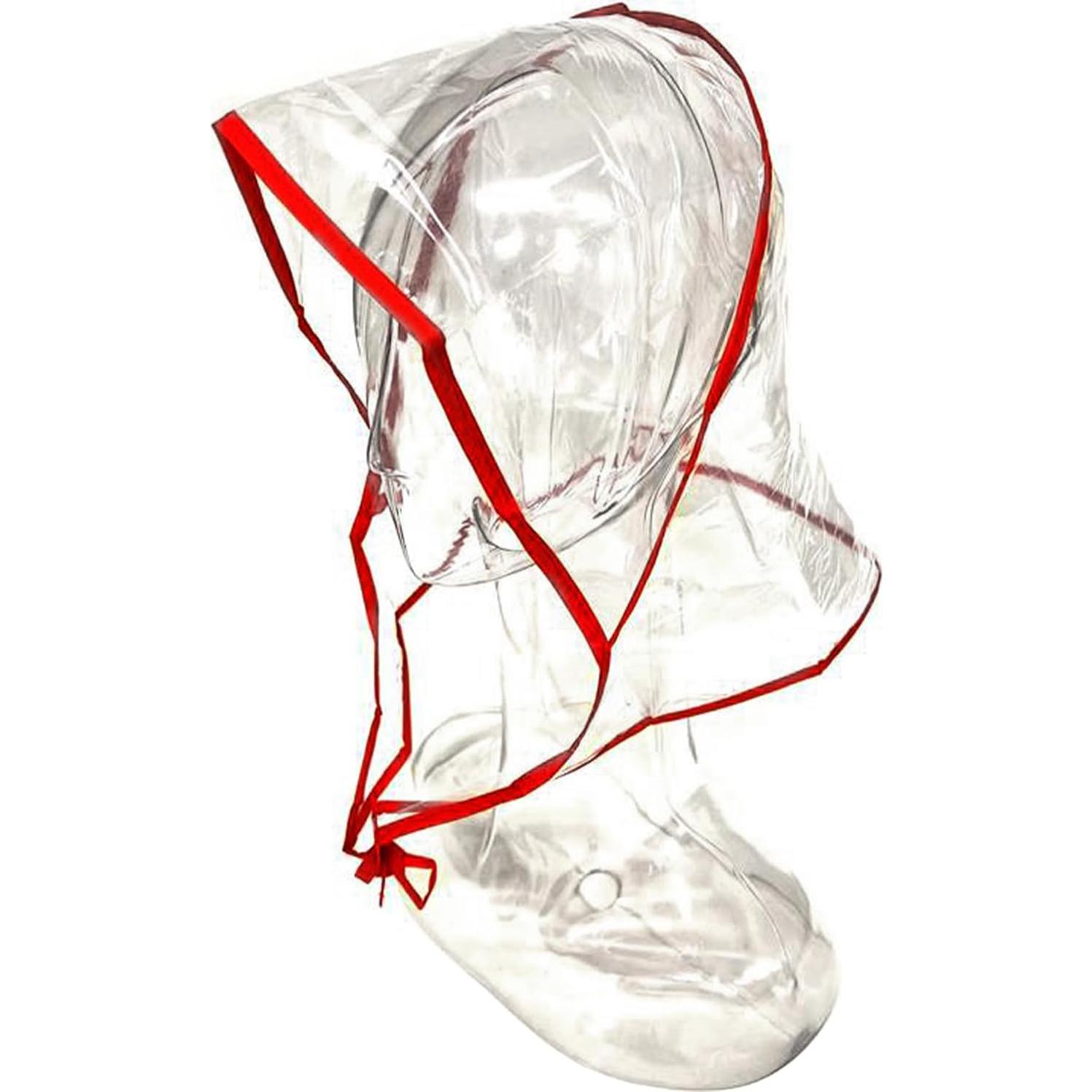 Bonete de Lluvia Donna para Mujeres con Visera Transparente