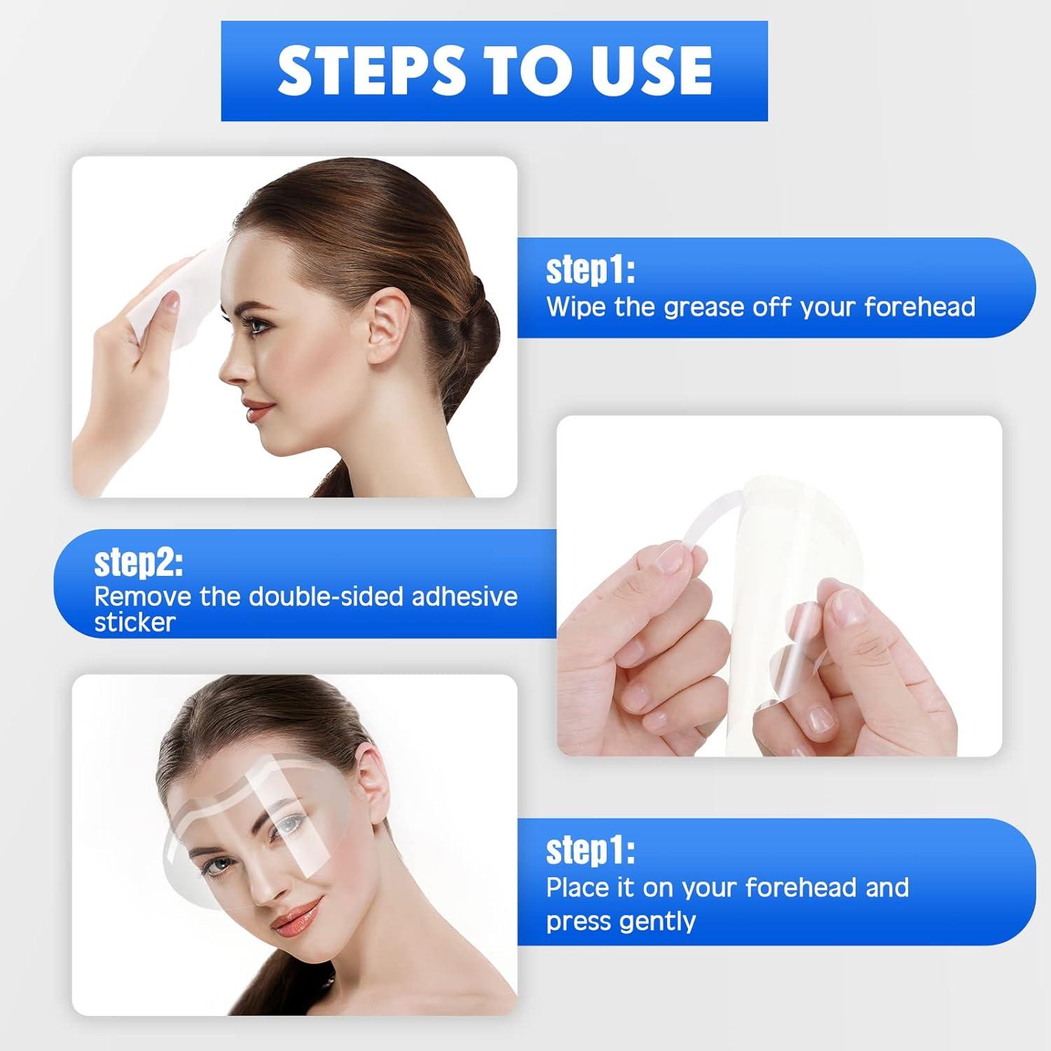 Honeydak 300 Pcs Visores Desechables para Ducha y Maquillaje