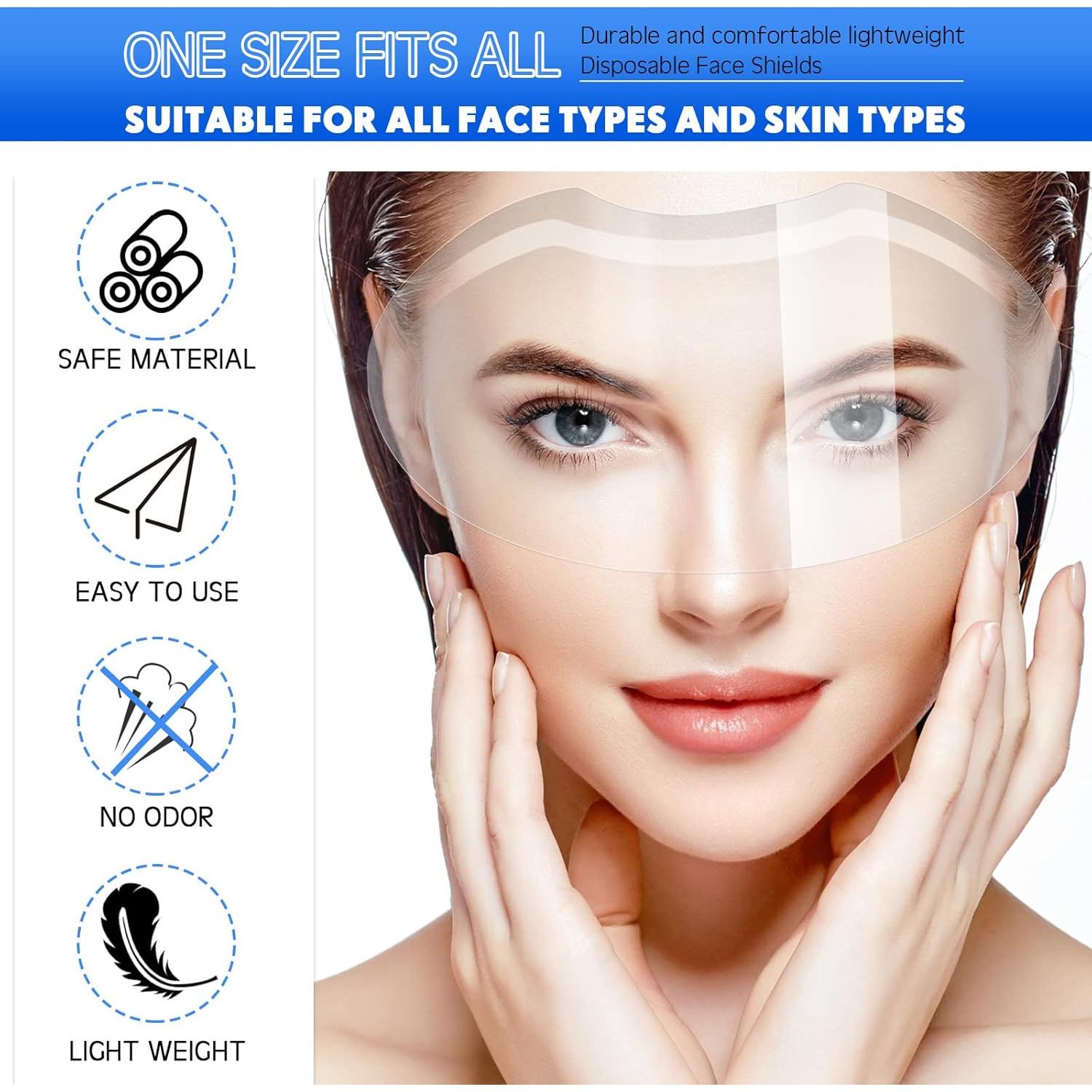 Honeydak 300 Pcs Visores Desechables para Ducha y Maquillaje