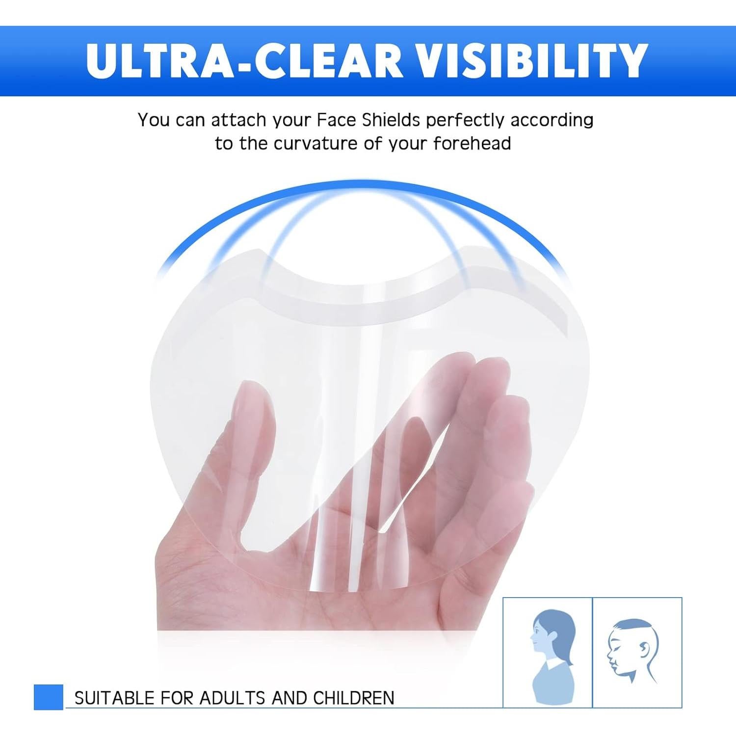 Honeydak 300 Pcs Visores Desechables para Ducha y Maquillaje