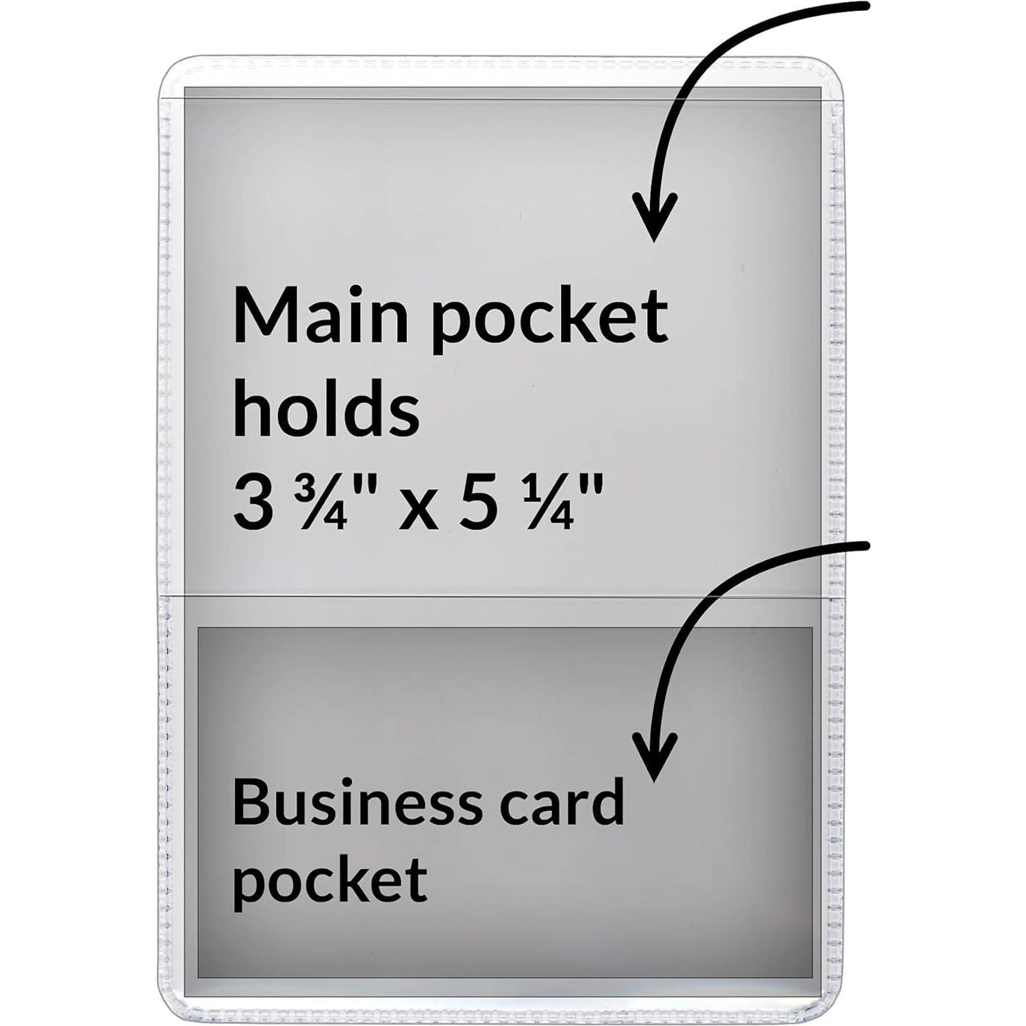 Fundas de Seguro y Tarjeta de Identificación StoreSMART - Paquete de 10