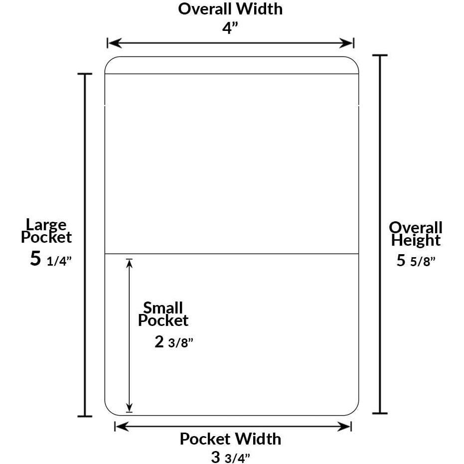 Fundas de Seguro y Tarjeta de Identificación StoreSMART - Paquete de 10