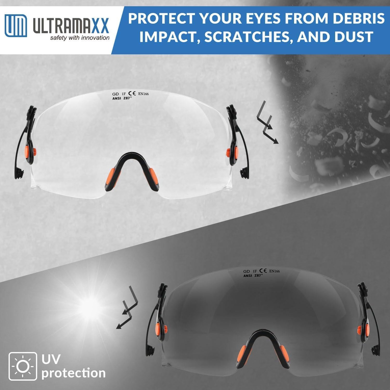 Casco de Seguridad UM ULTRAMAXX NZ-VOLTEK con Visera Clara