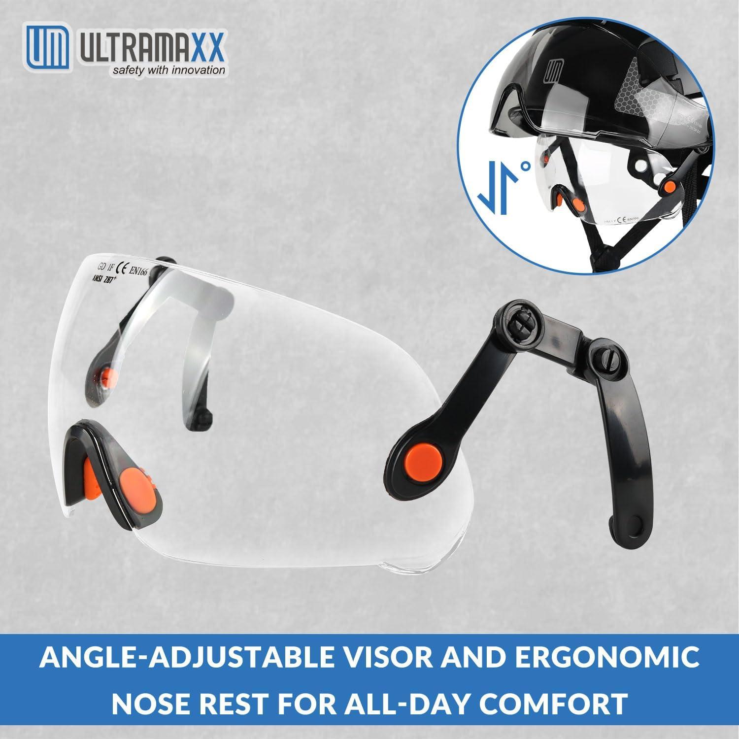 Casco de Seguridad UM ULTRAMAXX NZ-VOLTEK con Visera Clara