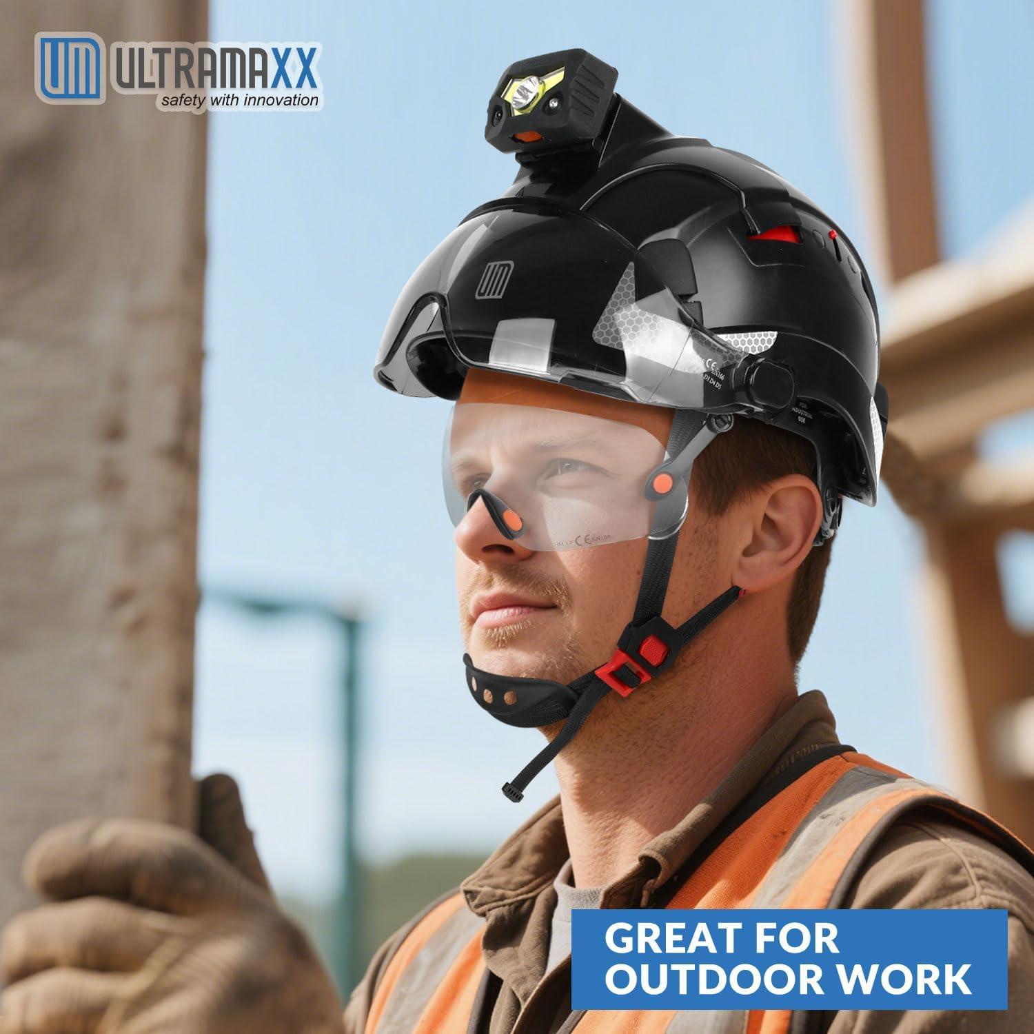 Casco de Seguridad UM ULTRAMAXX NZ-VOLTEK con Visera Clara