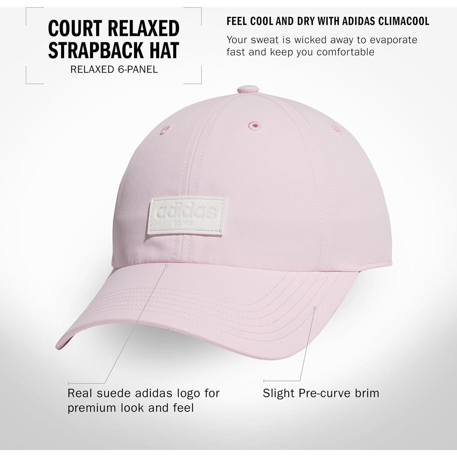 Gorra Relaxed Fit para Mujeres adidas Rosa Claro