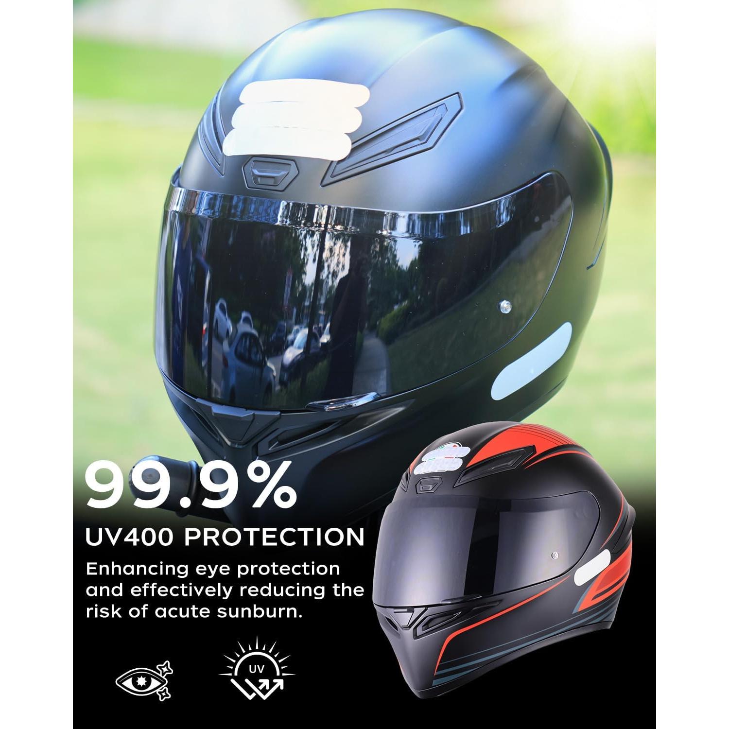 Visor Soman K1S Humo Profundo UV400 para Cascos K5S K3SV