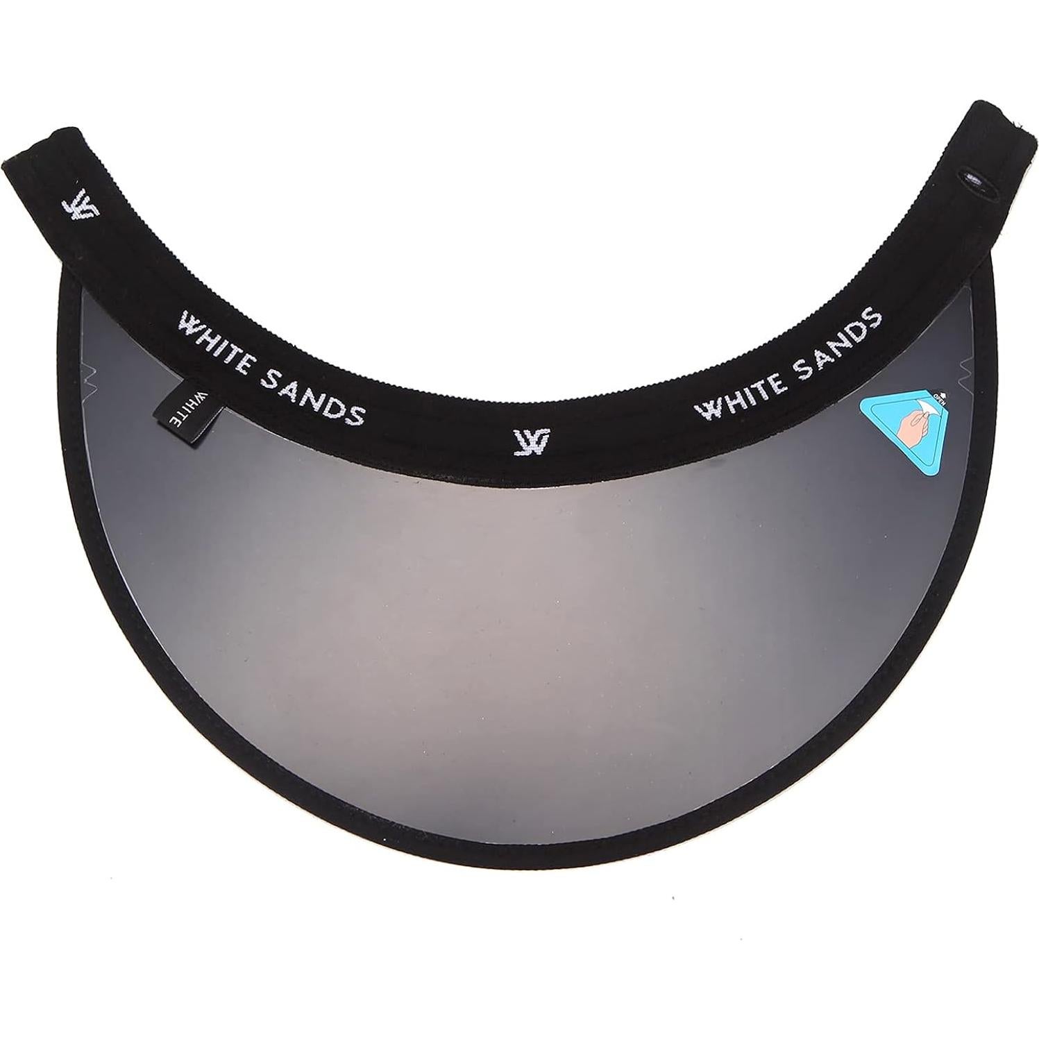 Gorra de Sol Desplegable Ancha Chamela Protección UV Negra