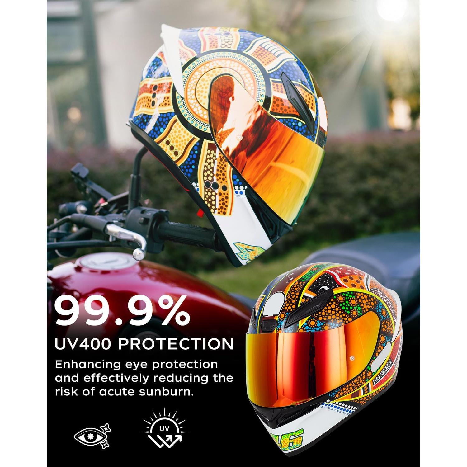 Visera de Casco Soman K1 K1S K3SV K5 K5S Tinte Rojo Revo