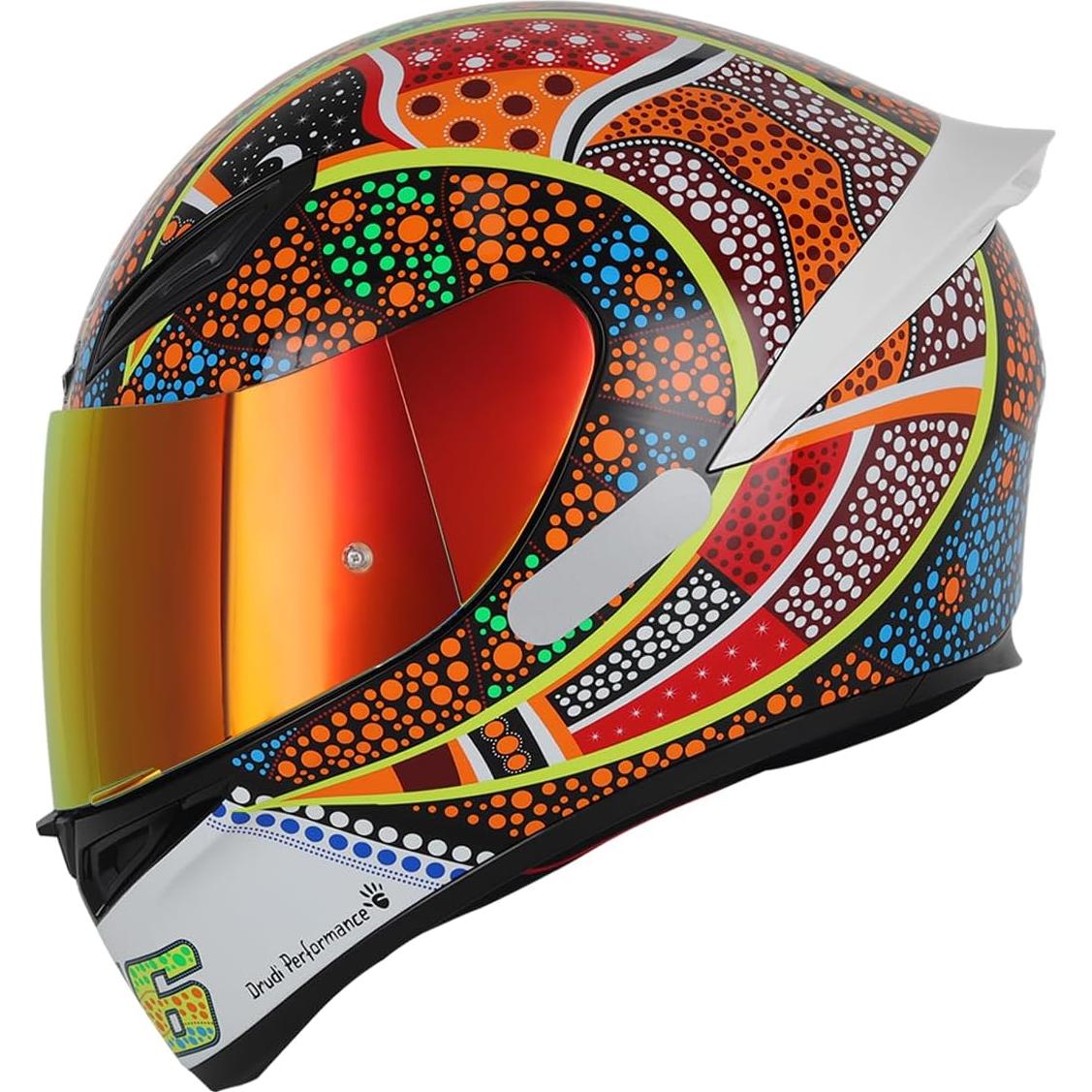 Visera de Casco Soman K1 K1S K3SV K5 K5S Tinte Rojo Revo