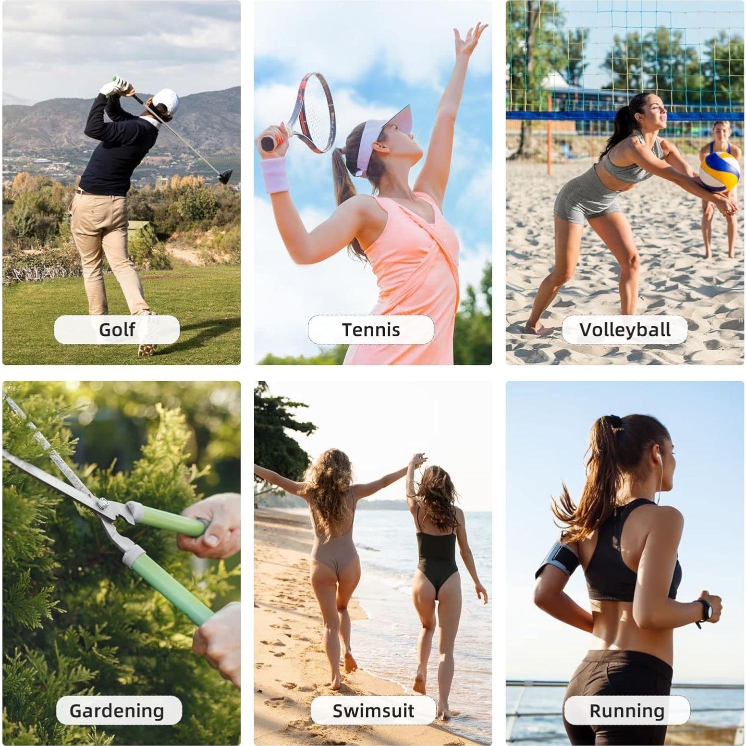 Gorra Visera Deportiva Unisex Top Level Ajustable UV