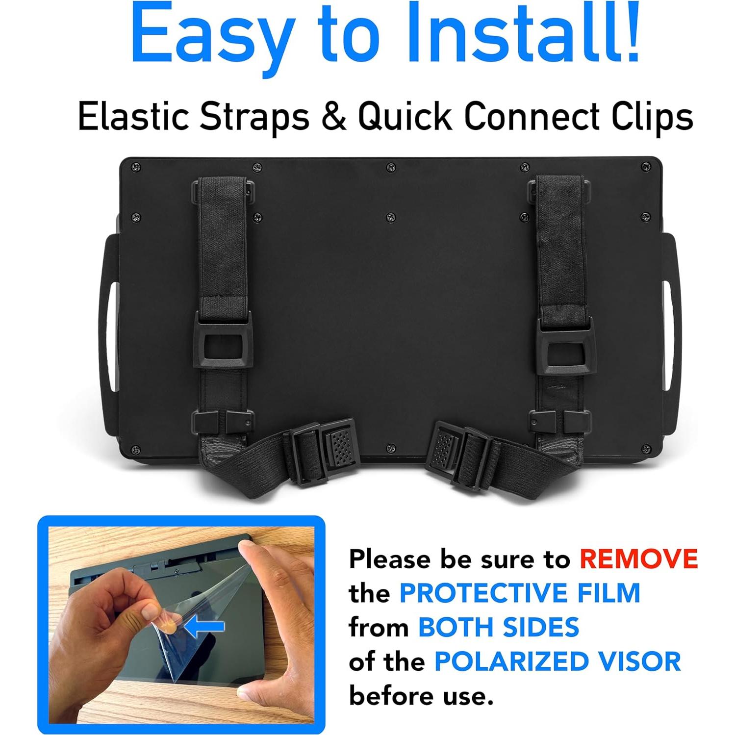 Extensor de Visera Solar Polarizada Driven Vision VisorMate