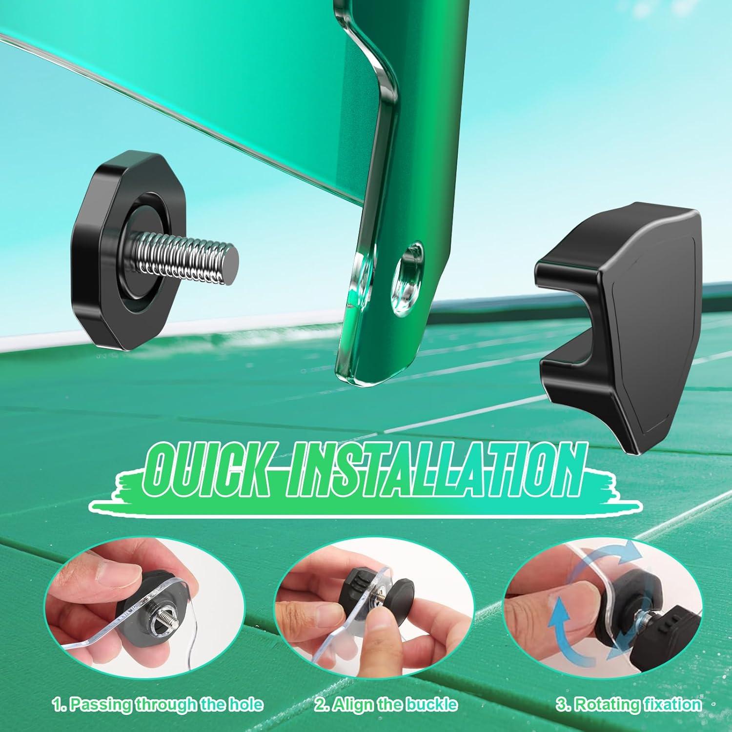 Visera de Fútbol OYMLANX Doble Clara y Verde para Casco