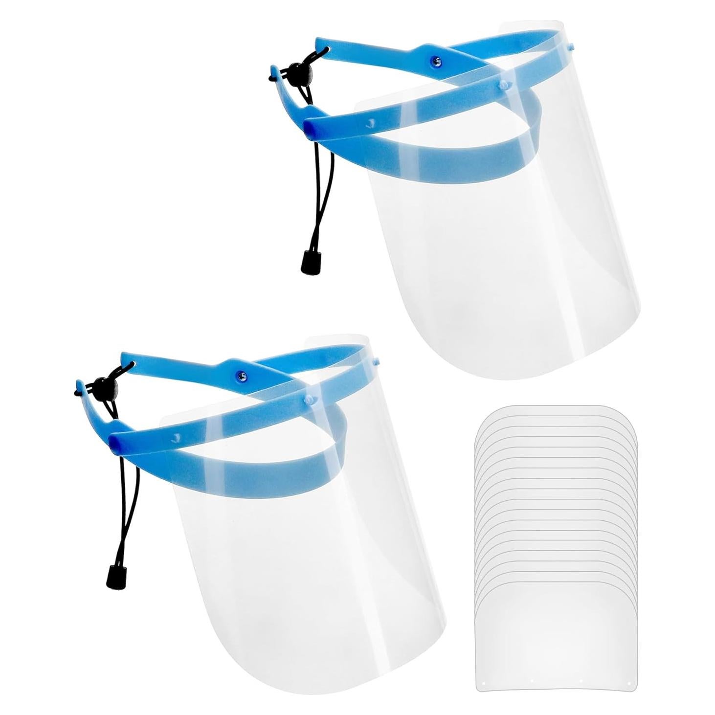 Escudos Faciales de Seguridad QWORK, Reutilizables y Antivaho