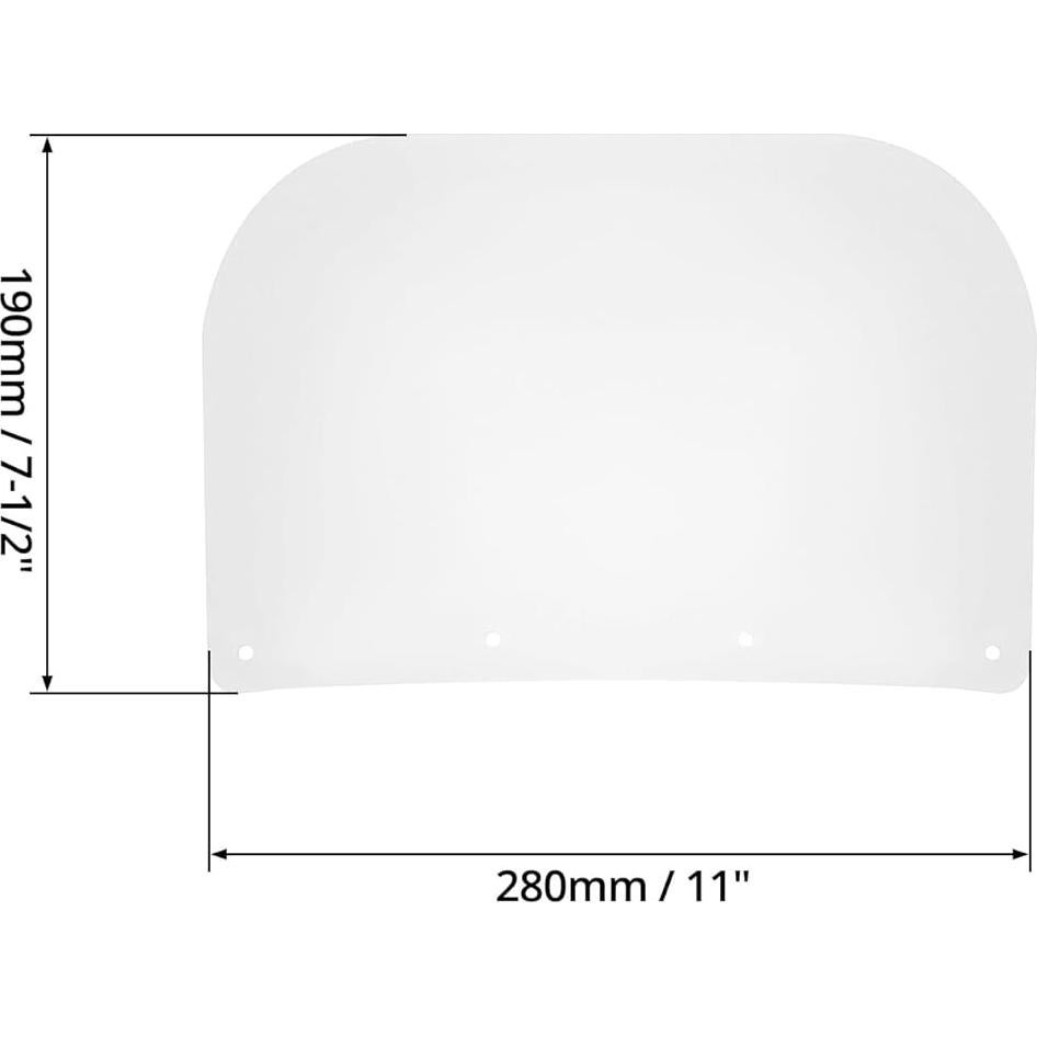 Escudos Faciales de Seguridad QWORK, Reutilizables y Antivaho