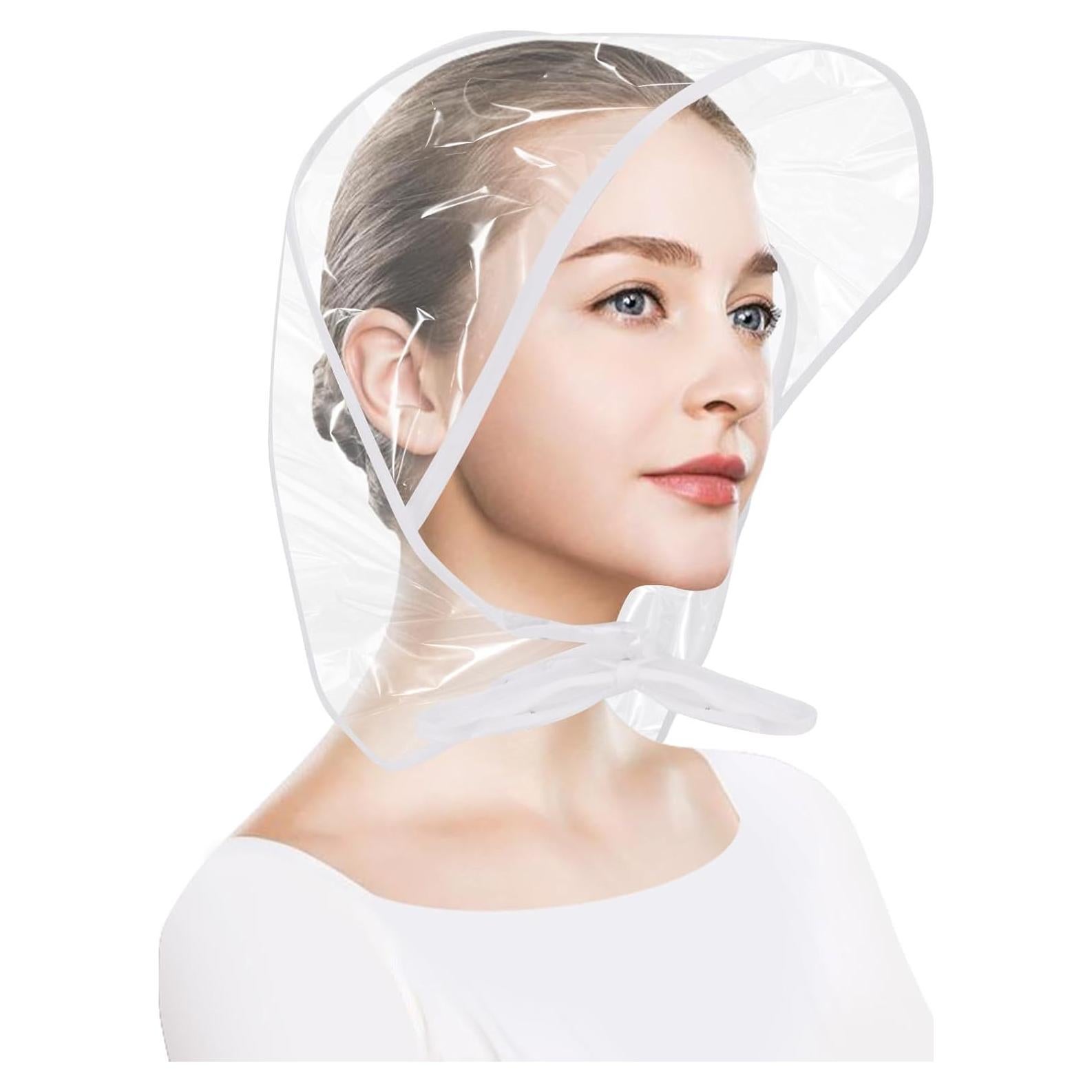 Gorro de Lluvia Impermeable SelfTek con Visera Transparente - 2 Pcs