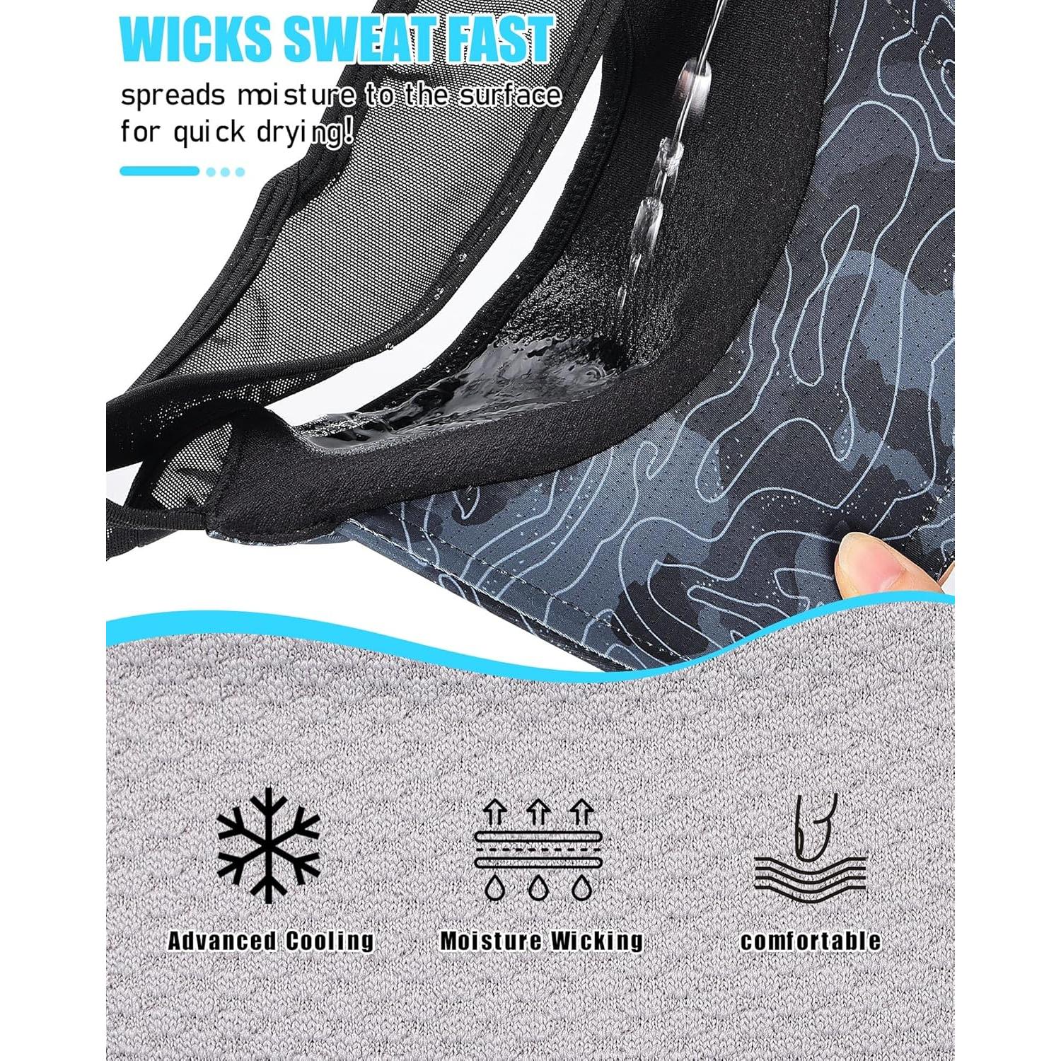 Gorra Deportiva Plegable YANIKY UPF 50+ para Correr