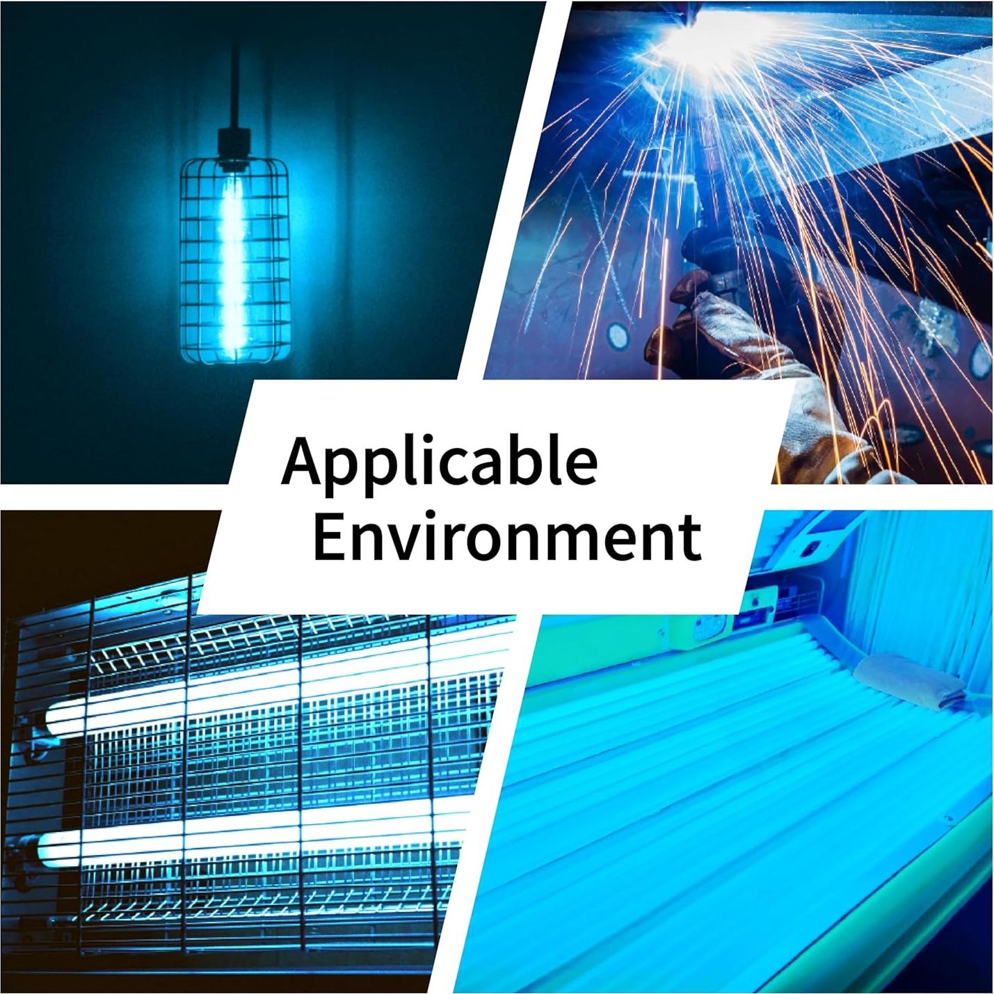 Visores UV Blue Eagle FC48G5 - Policarbonato Verde Oscuro - 3 PCS