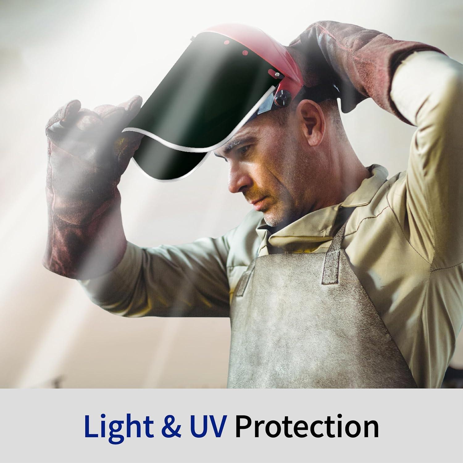 Visores UV Blue Eagle FC48G5 - Policarbonato Verde Oscuro - 3 PCS