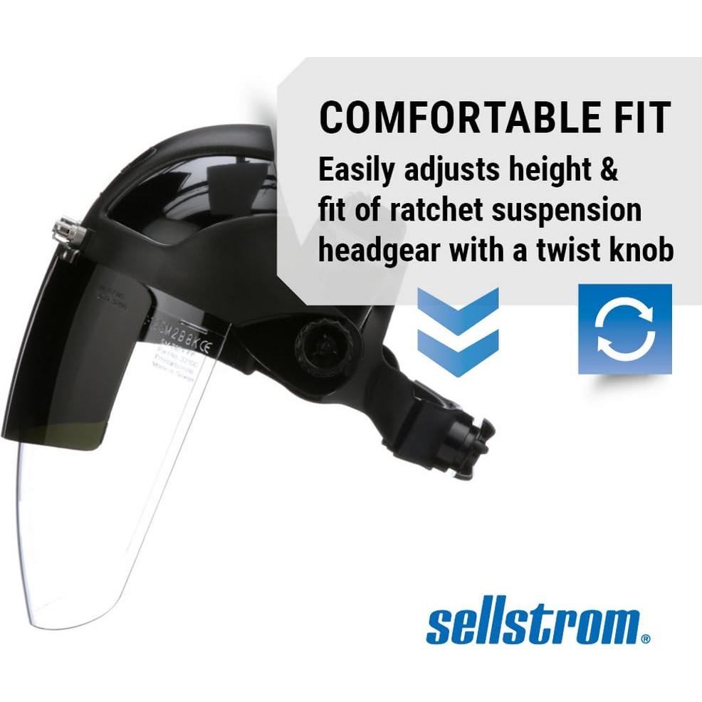 Máscara Protectora Sellstrom DP4 con Ventana Anti Niebla