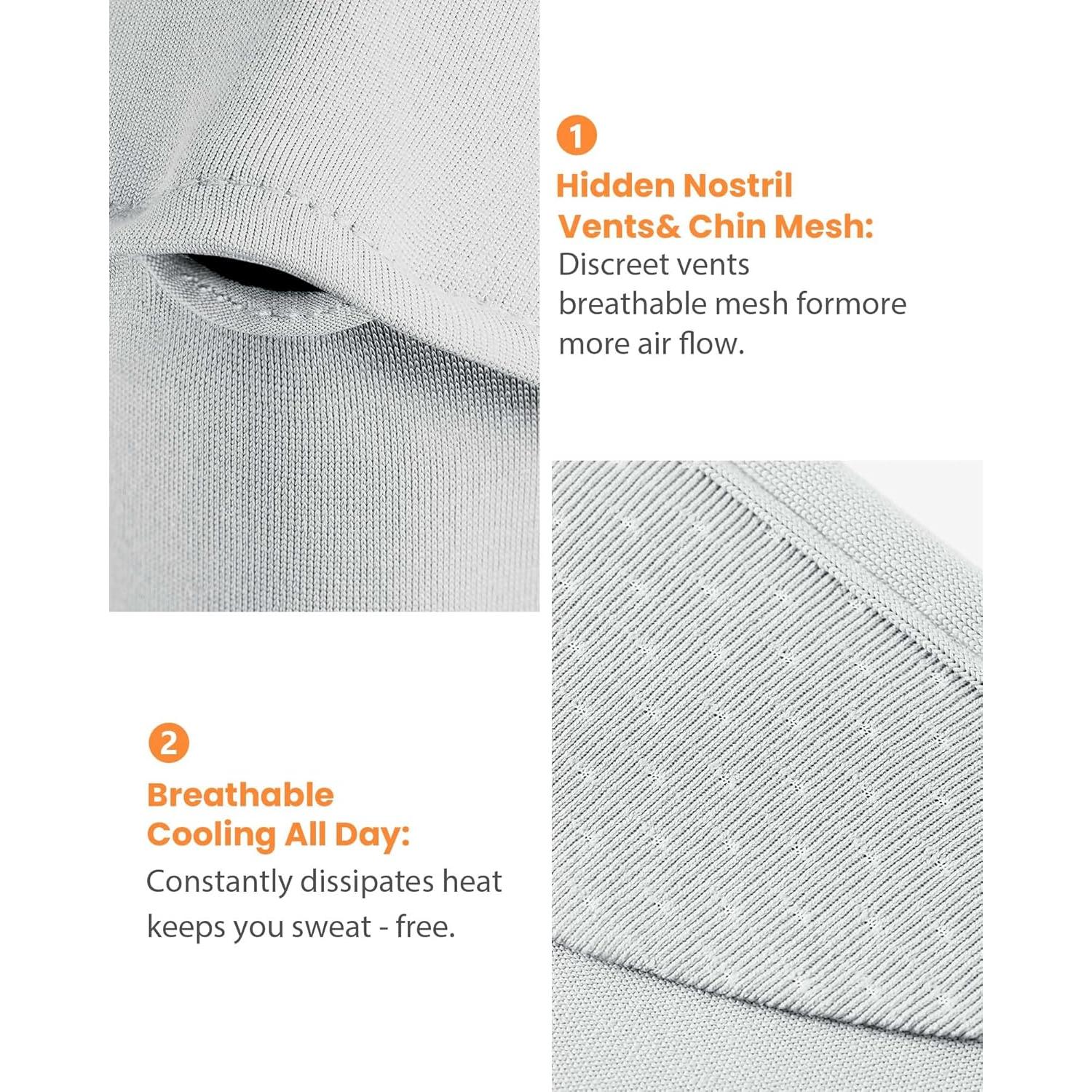 Cubierta Facial UV BENEUNDER Gaiter Cuello UPF50+ Transpirable