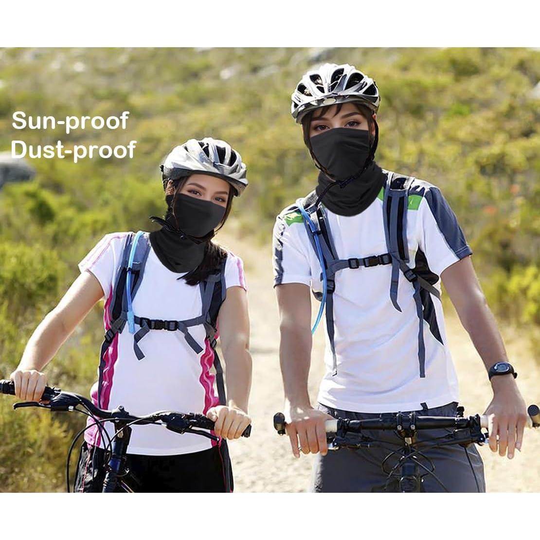 Gaiter de Pesca Unisex Negro - Máscara Facial Refrigerante UV