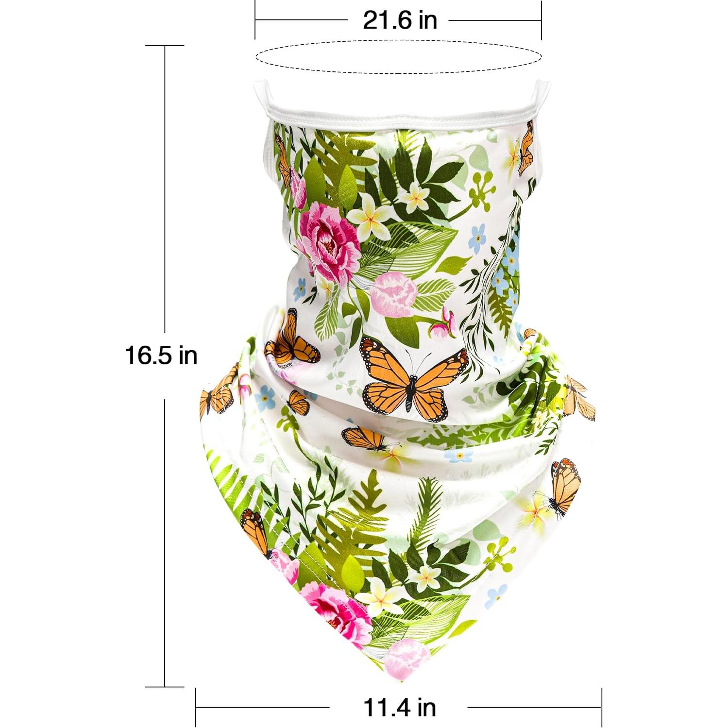 FISHEAL Bufanda Facial UV Protección Solar Unisex Talla Única