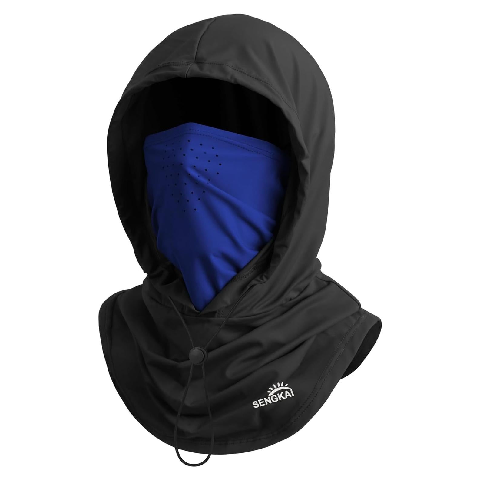 Máscara Balaclava Solar UV para Hombres y Mujeres - Negro