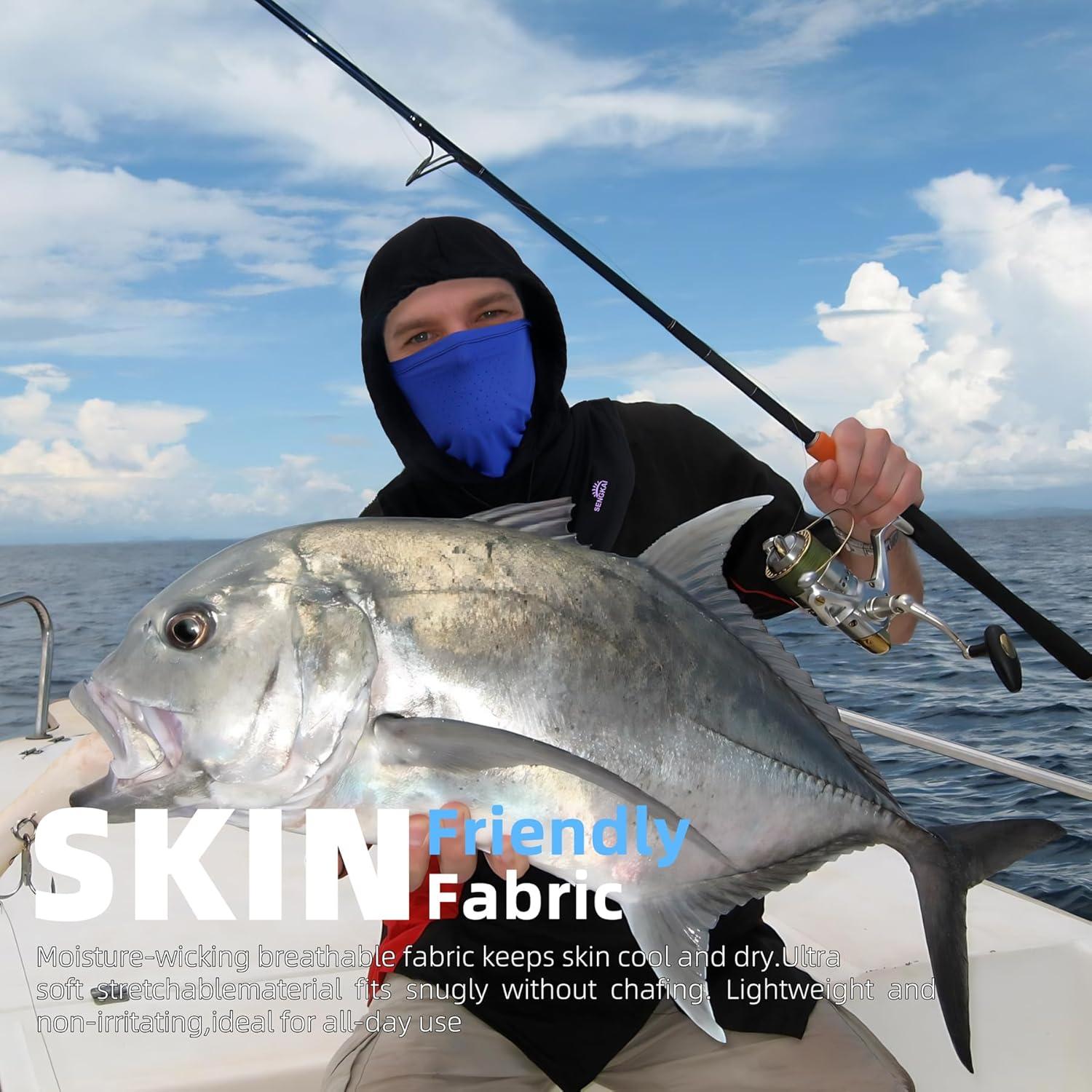 Máscara Balaclava Solar UV para Hombres y Mujeres - Negro