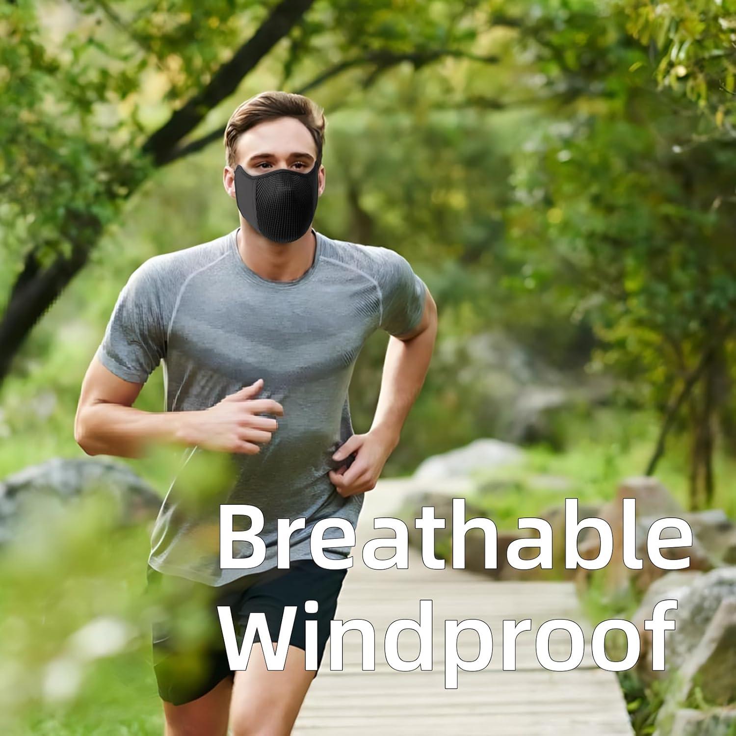 Mascarilla Deportiva Hymeiluely UV 50+ Lavable 2 Piezas