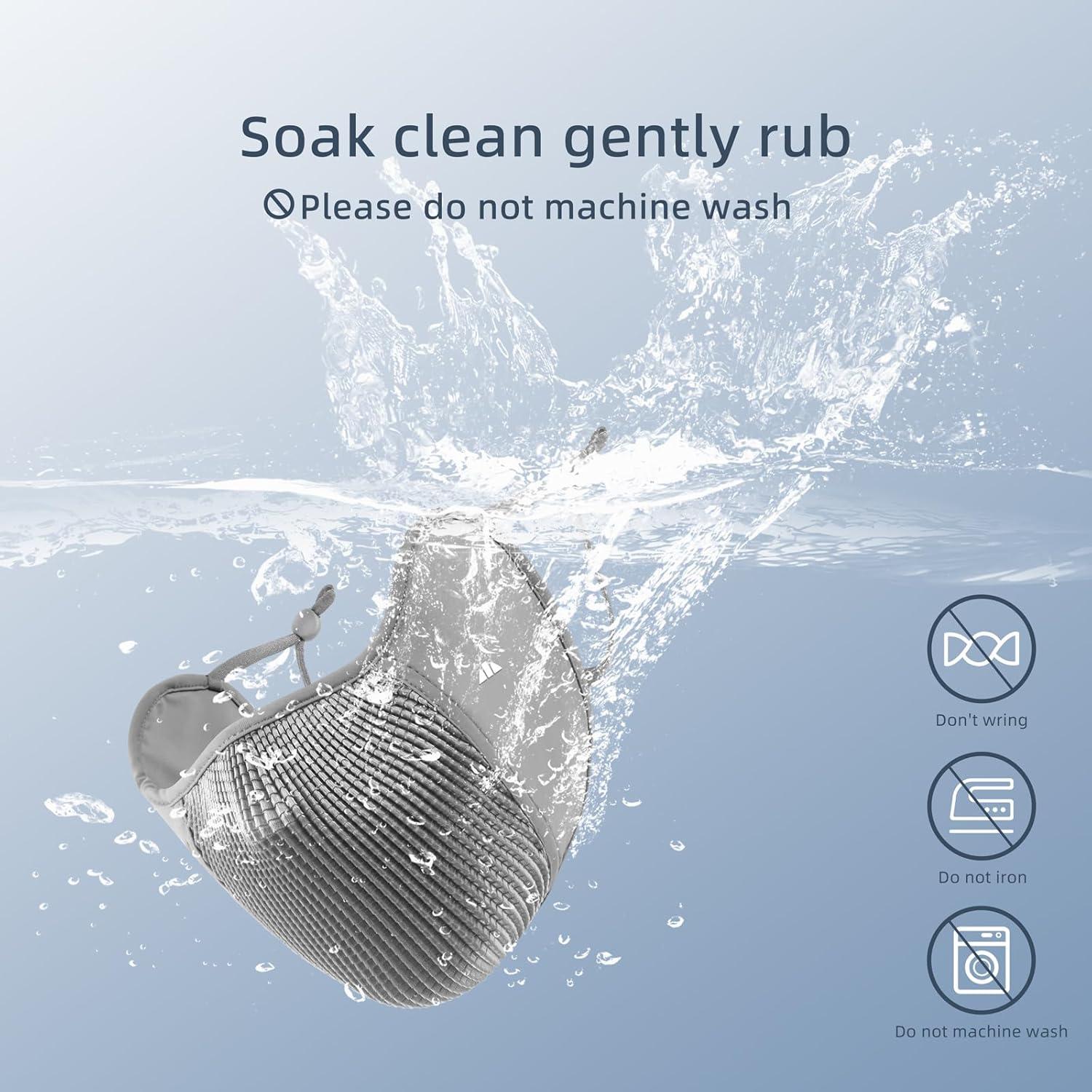 Mascarilla Deportiva Hymeiluely UV 50+ Lavable 2 Piezas