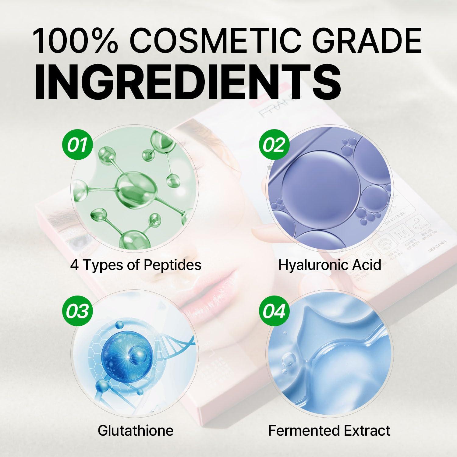 Parche Solar FRANZ UPF 50+ 5 Pares - Protección UV y Antienvejecimiento