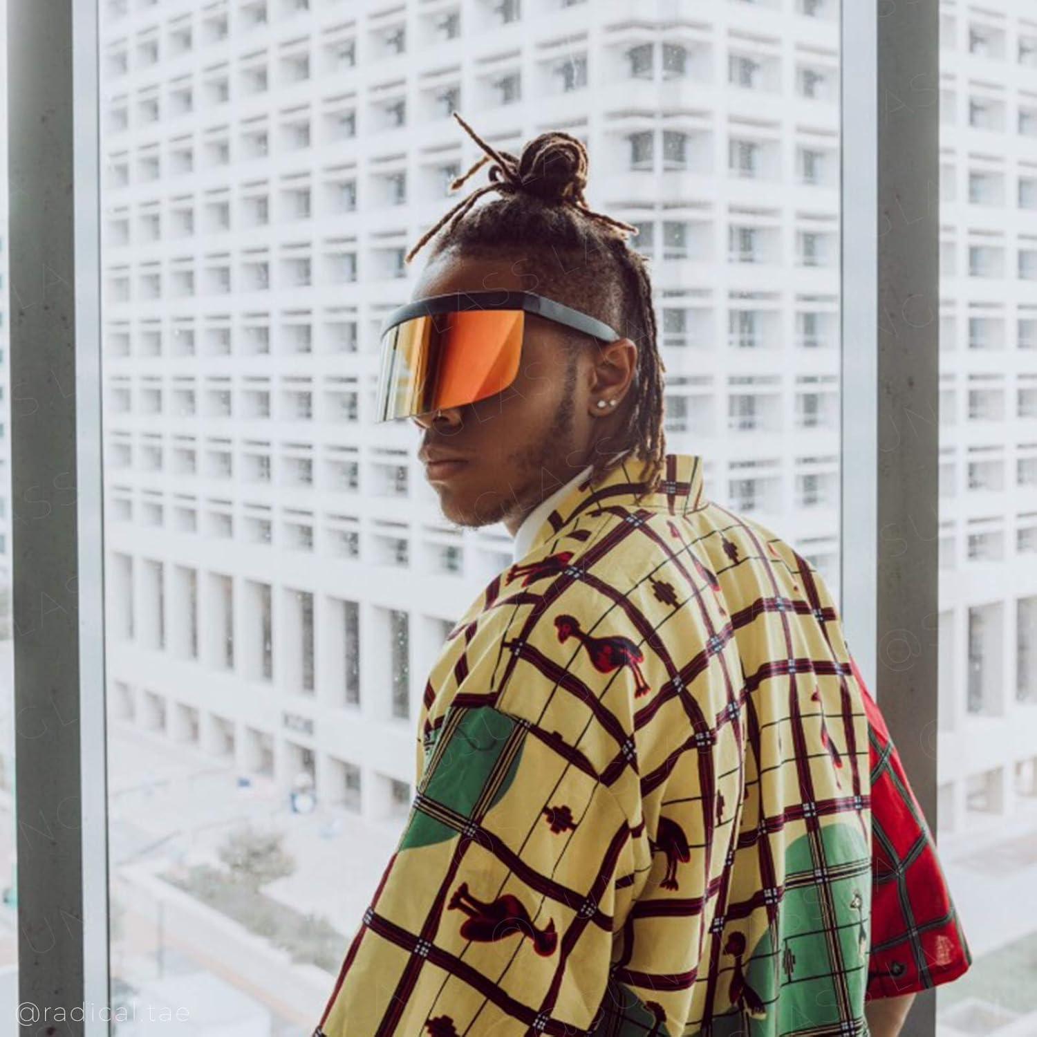 Gafas de Visera Futuristas zeroUV con Protección UV400 172mm